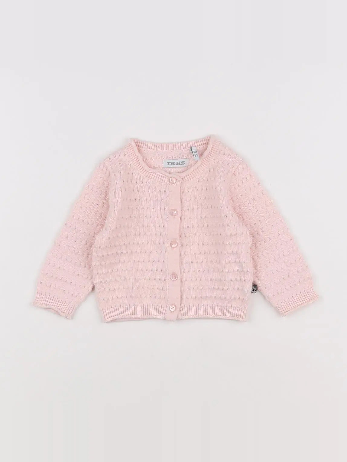 IKKS - gilet rose - 3 mois