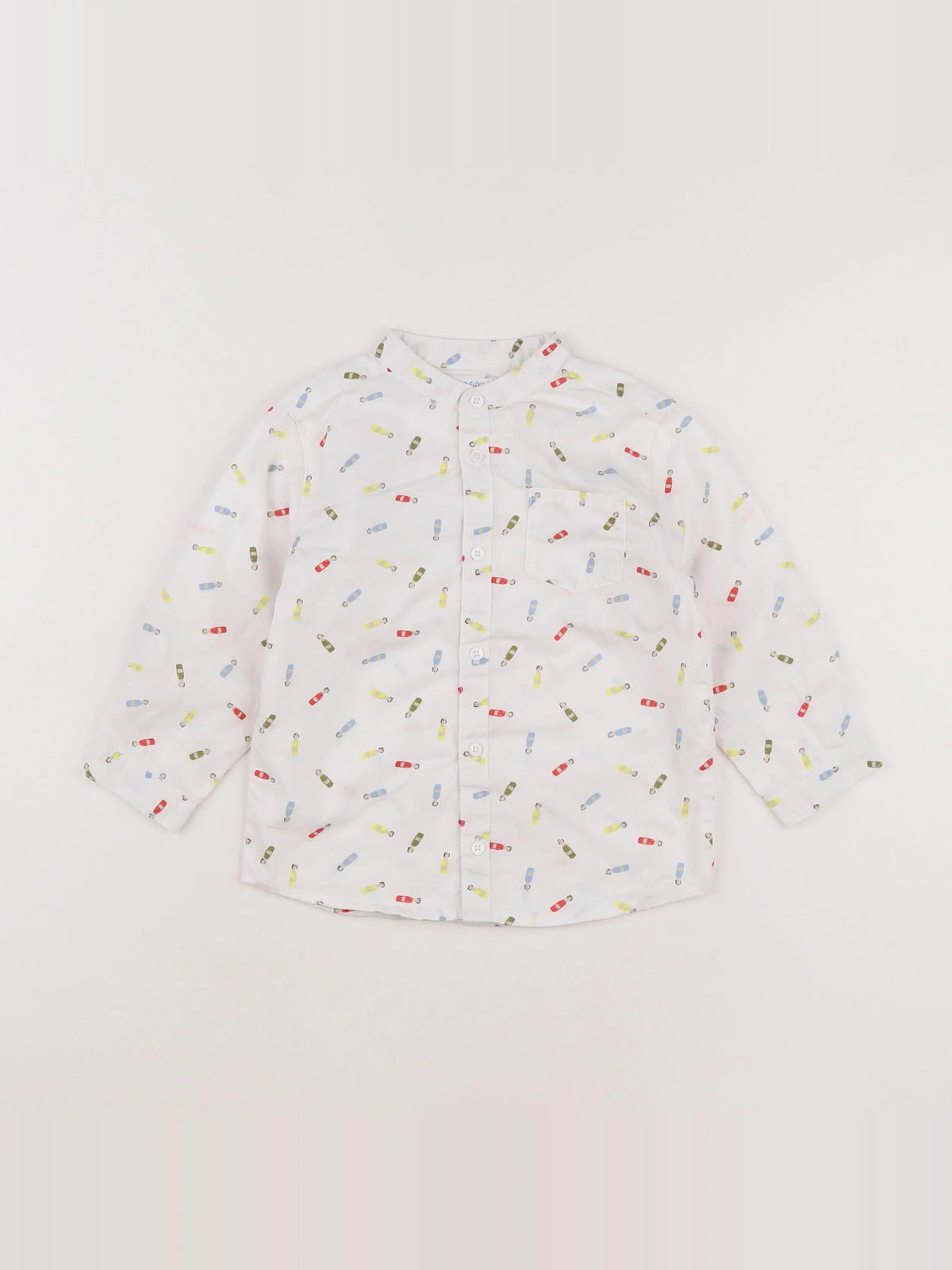 Boutchou - chemise blanc, multicolore - 2 ans