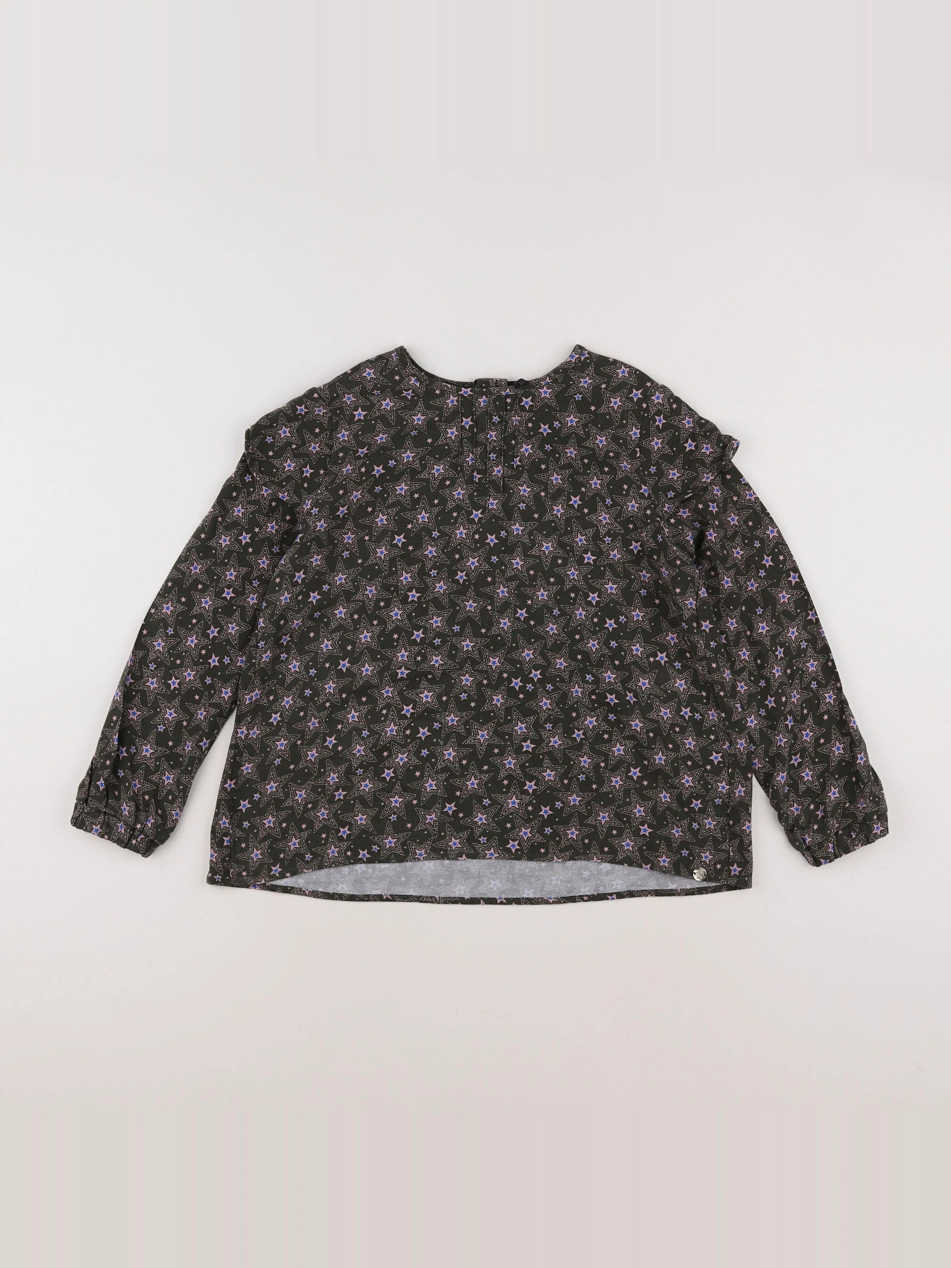 IKKS - blouse vert, rose - 8 ans