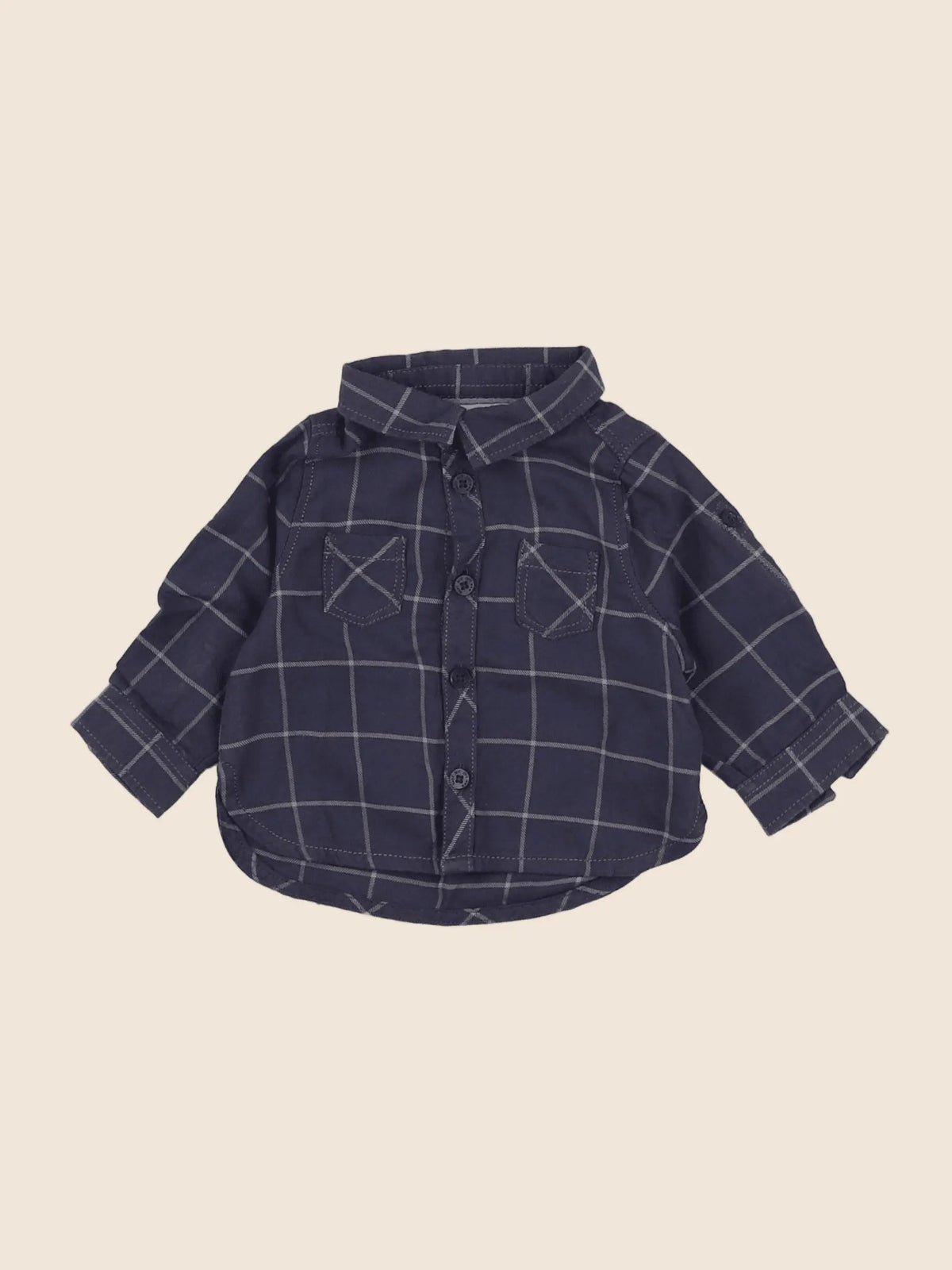 Tape à l'oeil - chemise gris - 3 mois