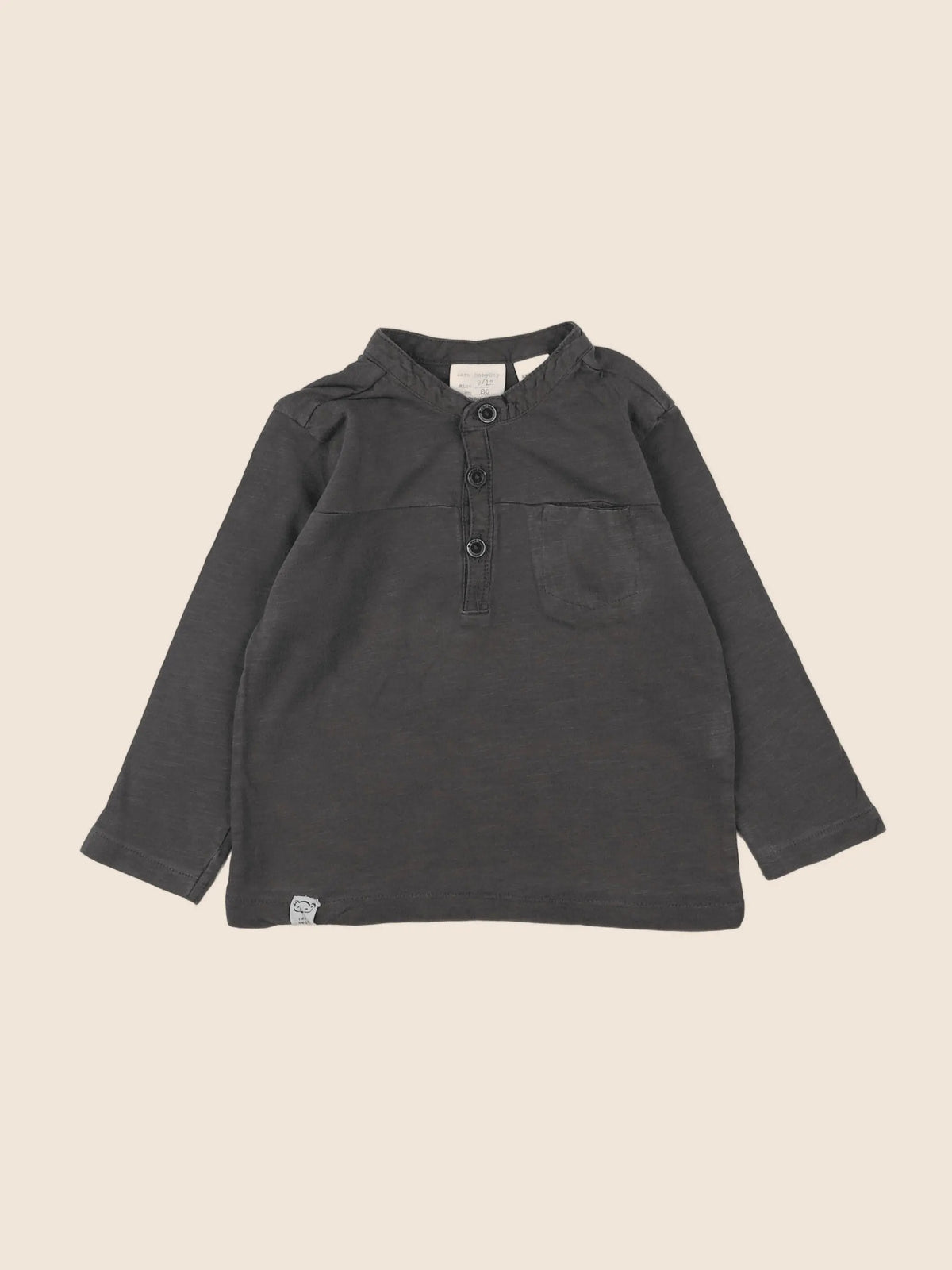 Zara - tee-shirt gris - 9/12 mois