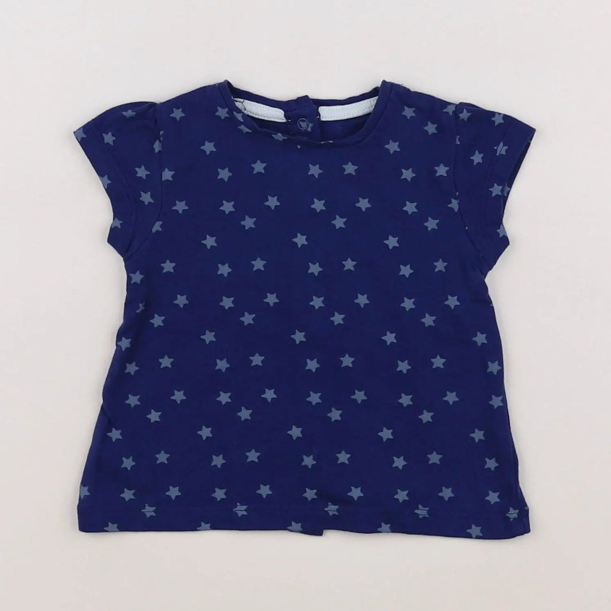 Vertbaudet - tee-shirt bleu - 3 mois