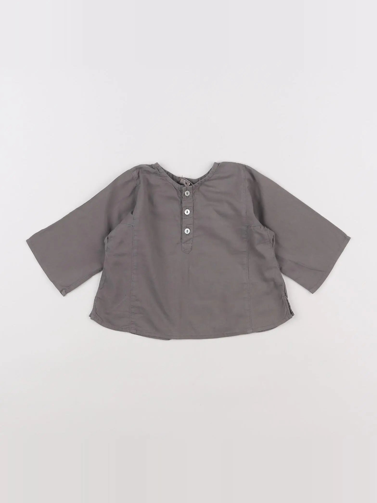 Bonton - blouse gris - 6 mois