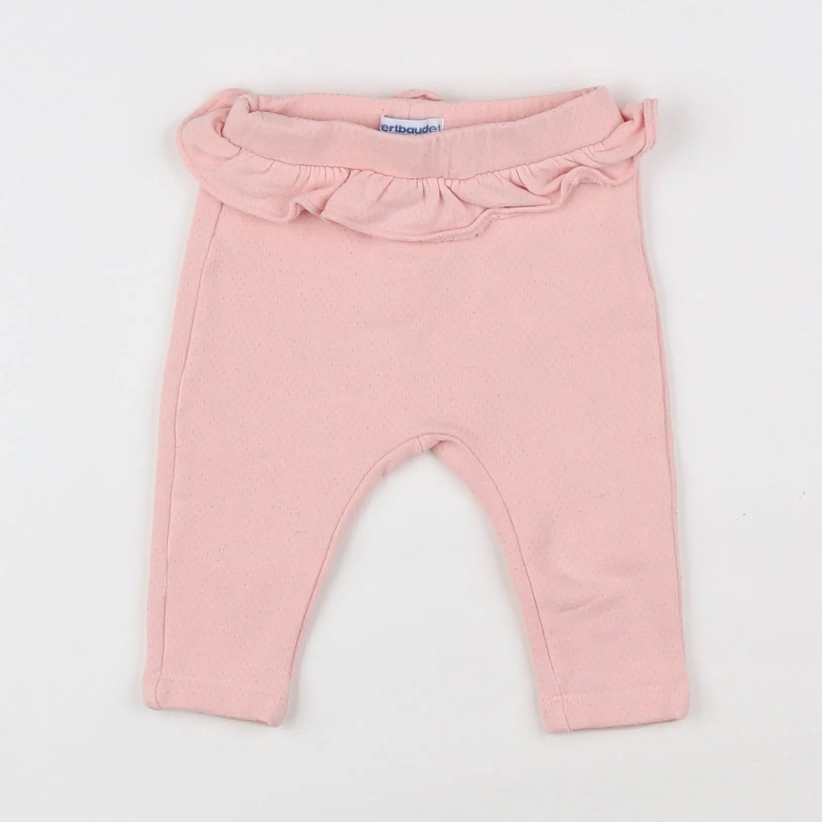 Vertbaudet - jogging rose, or - 6 mois