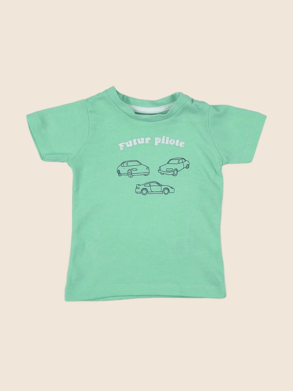 Vertbaudet - tee-shirt vert - 3 mois