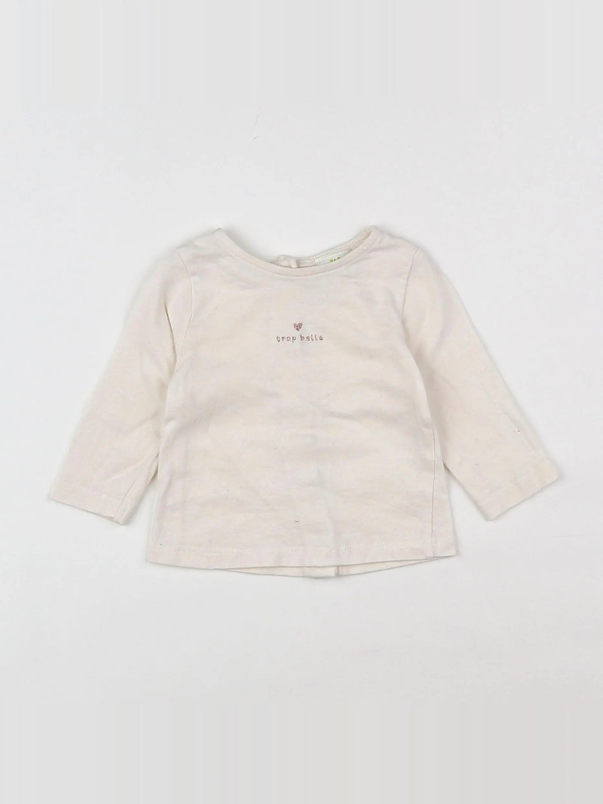 Tape à l'oeil - tee-shirt beige - 3 mois