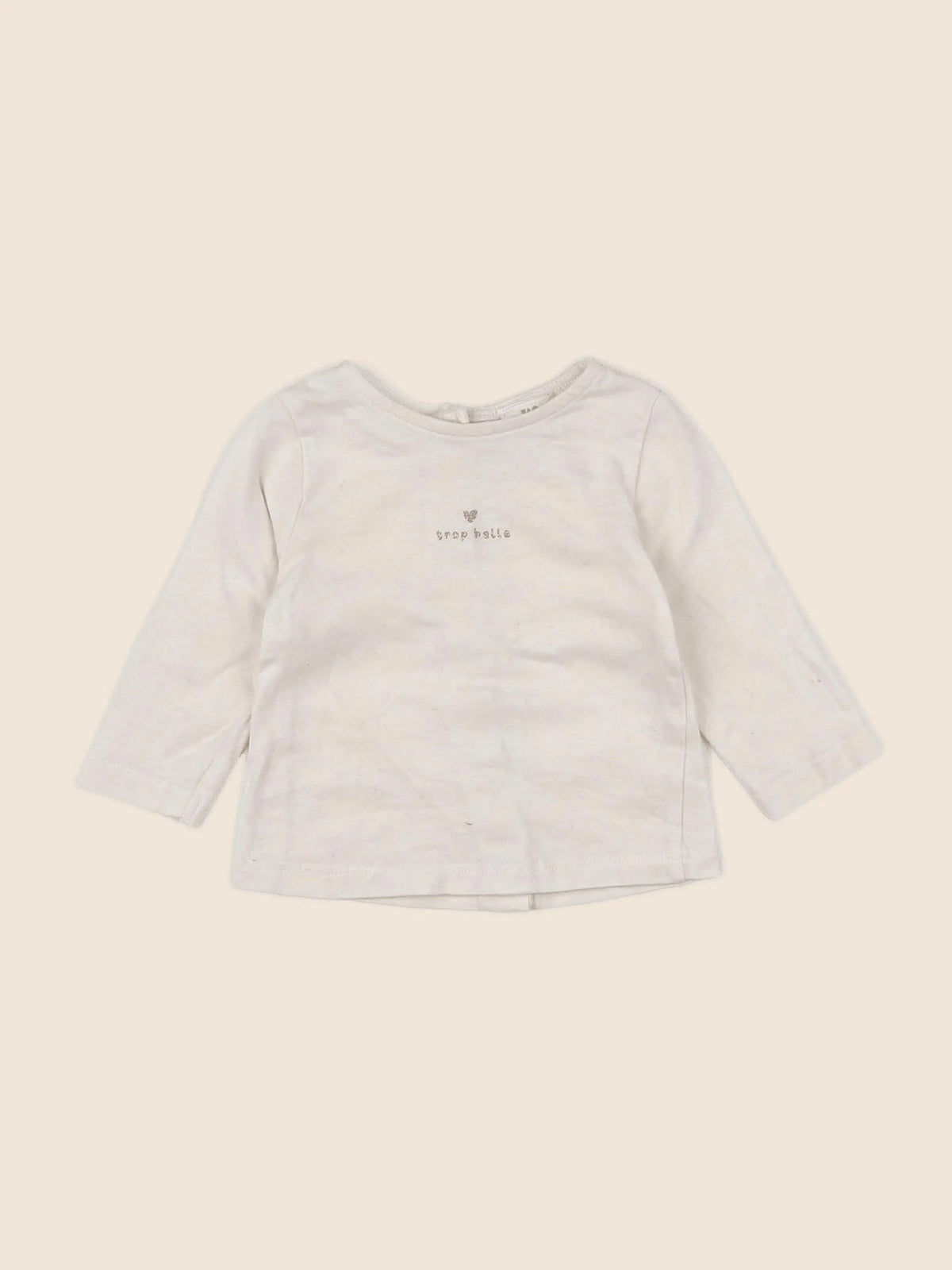 Tape à l'oeil - tee-shirt beige - 3 mois