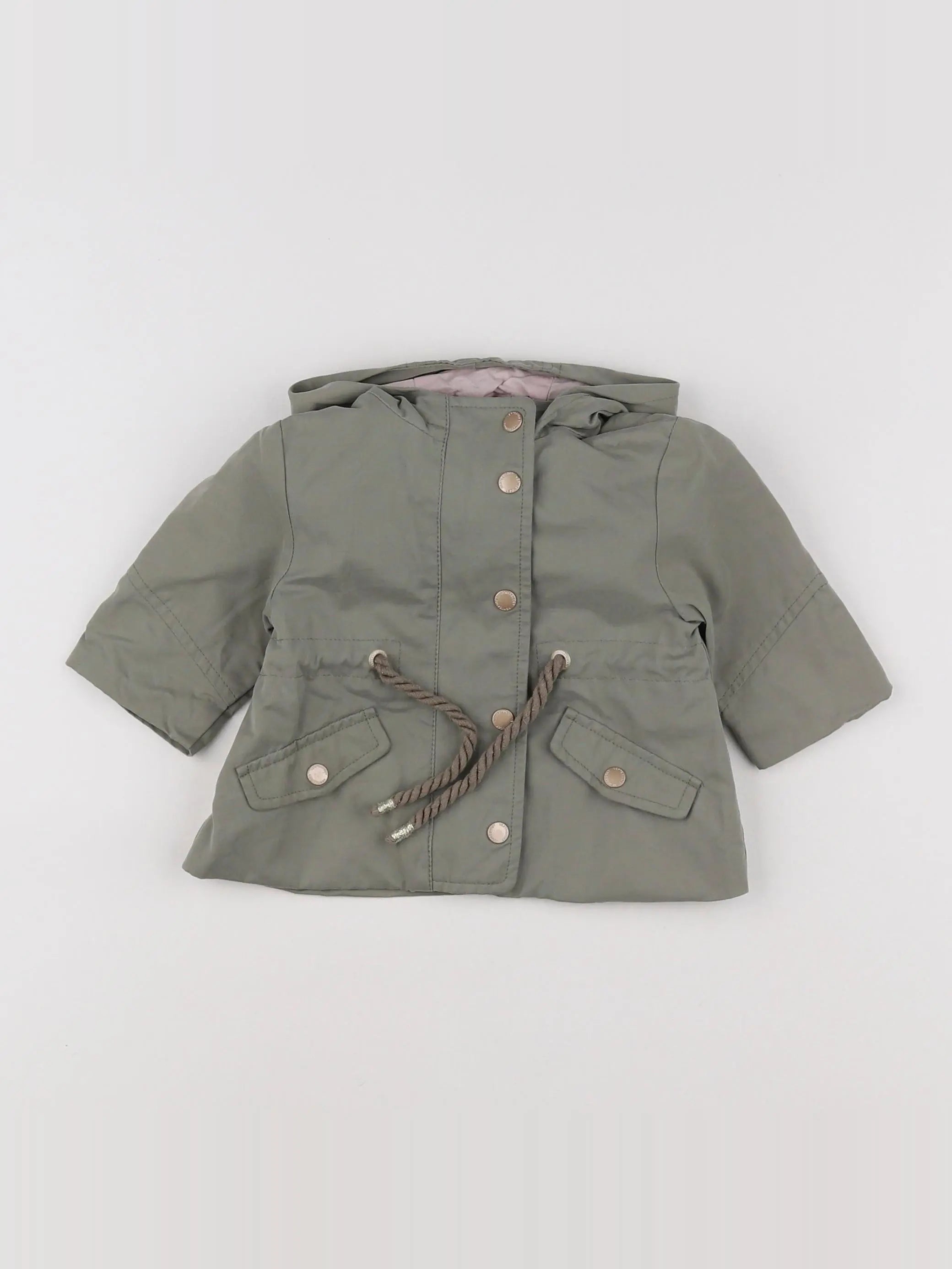 Vertbaudet - manteau taupe - 3 mois