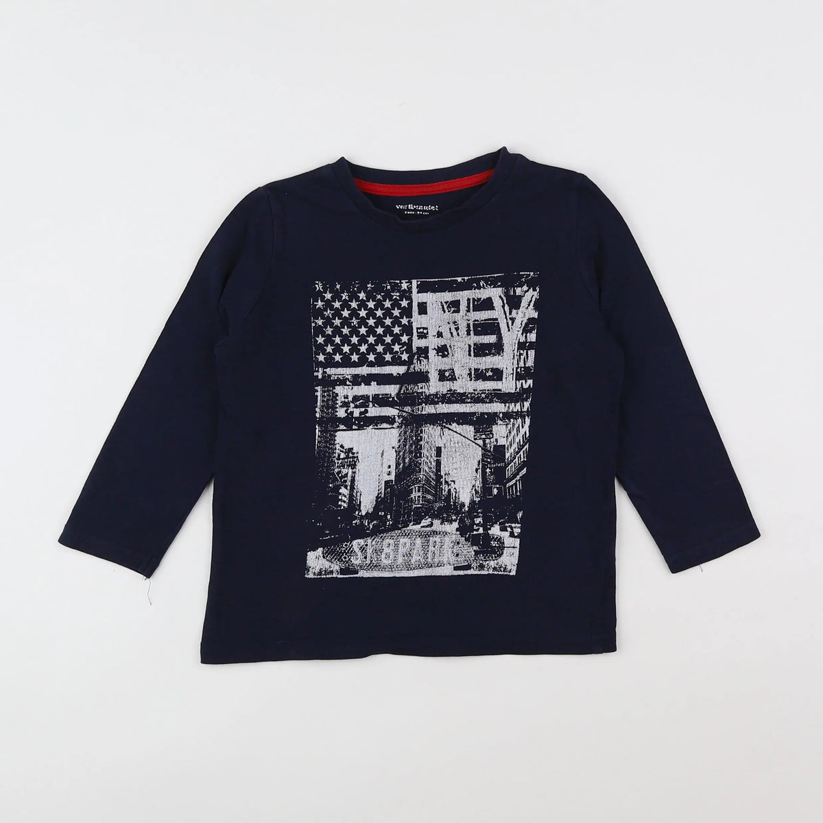 Vertbaudet - tee-shirt bleu - 3 ans