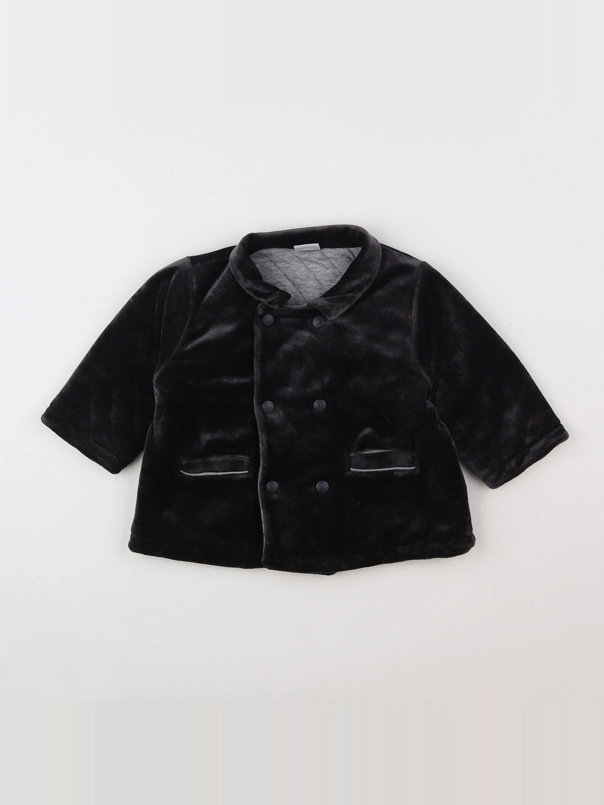 Petit Bateau - veste gris - 12 mois