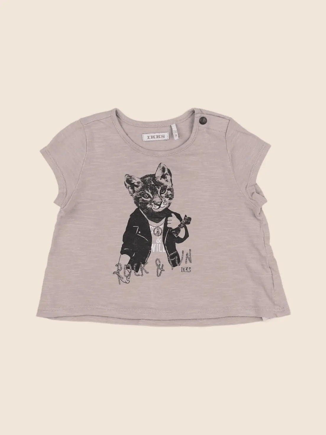 IKKS - tee-shirt gris - 12 mois