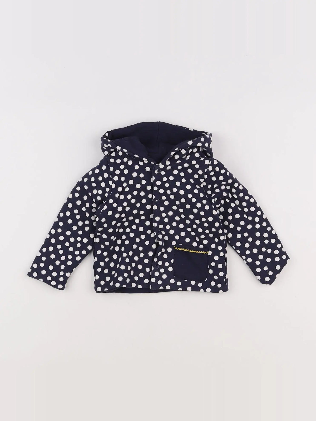 Absorba - sweat réversible bleu, blanc - 6 mois