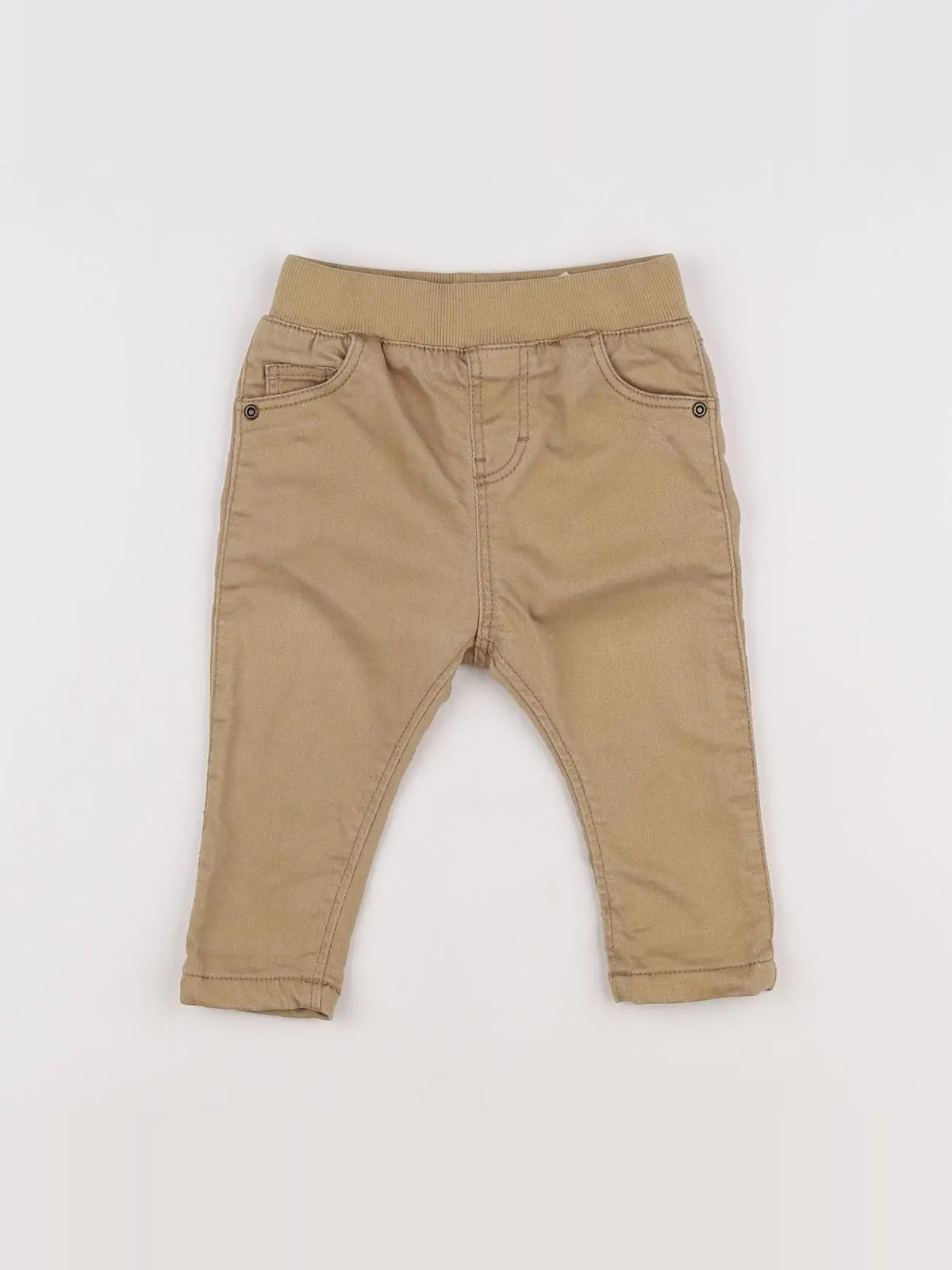 H&M - pantalon doublé marron - 3/6 mois