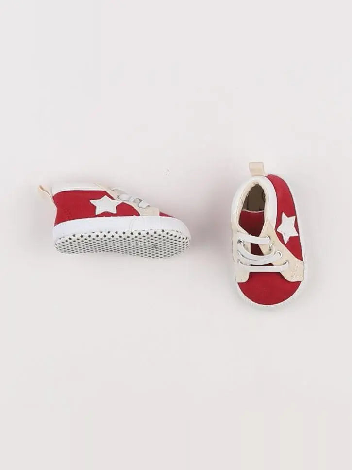 Boutchou - chaussons rouge - pointure 17/18