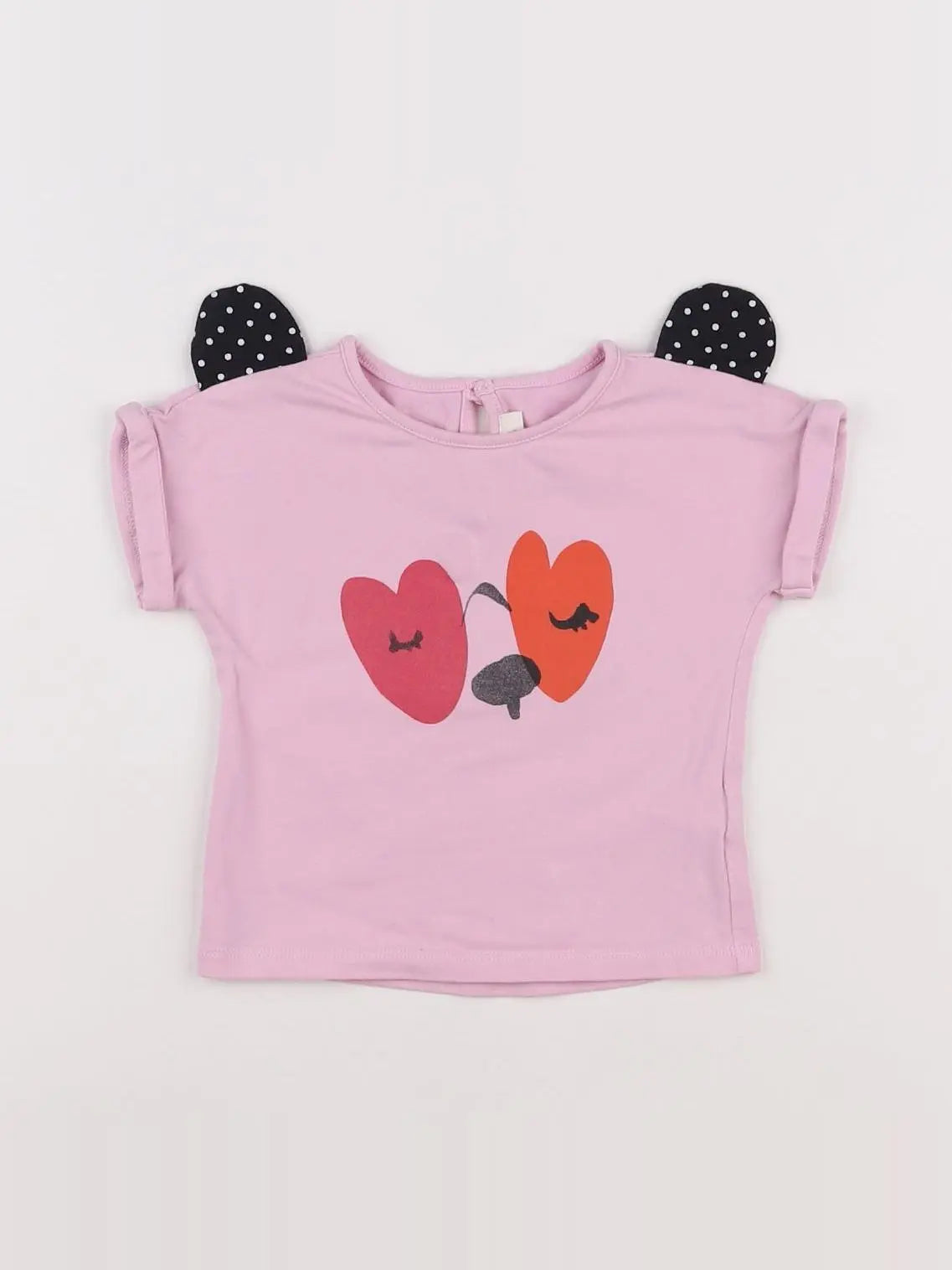 Catimini - tee-shirt rose - 12 mois