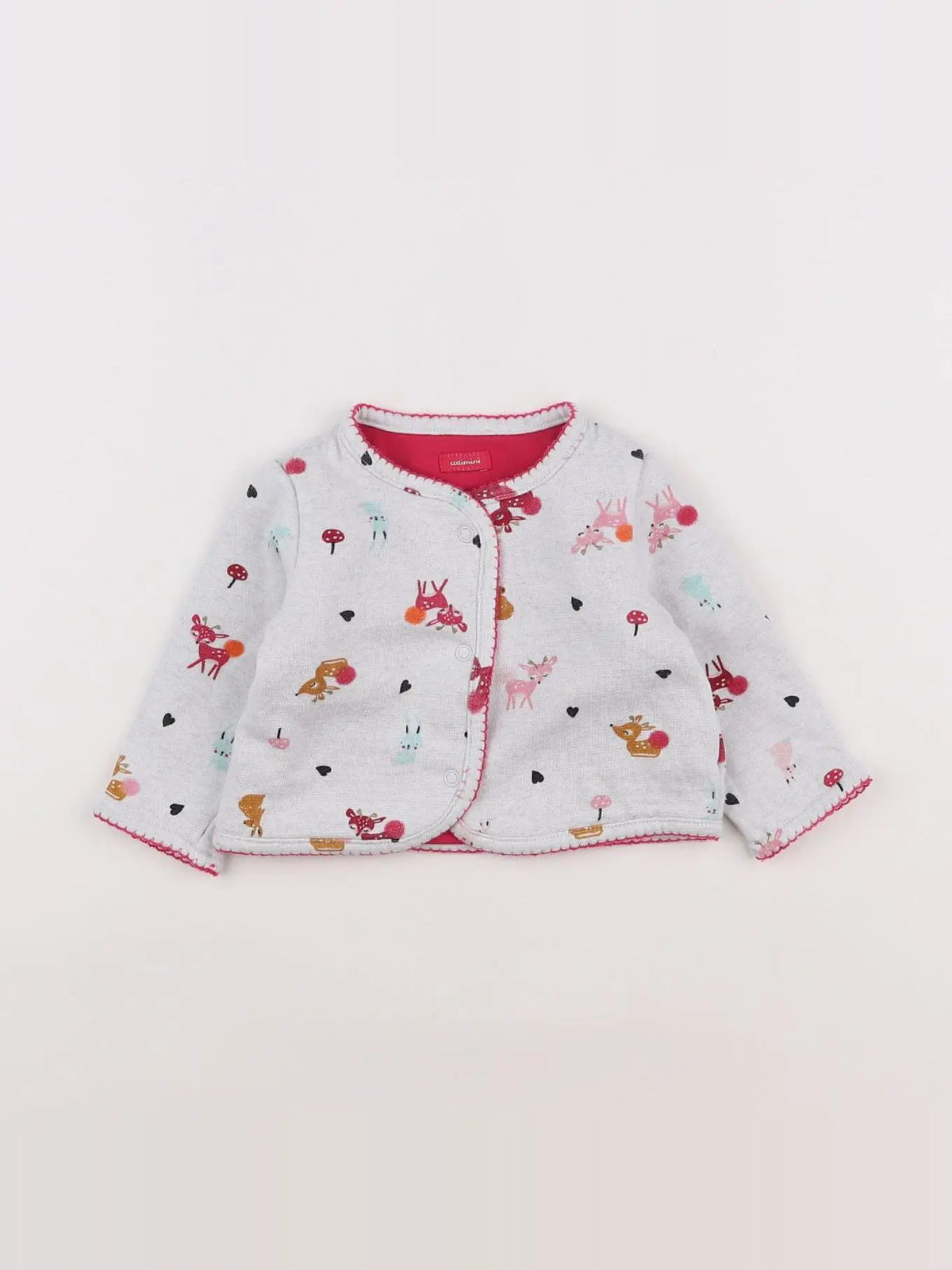 Catimini - veste réversible multicolore - 3 mois