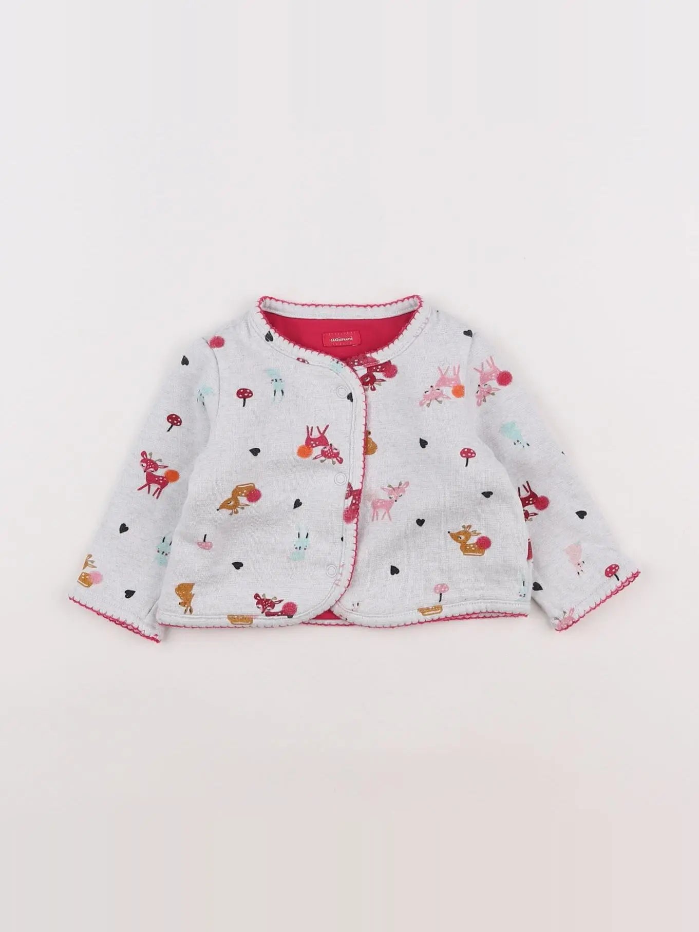 Catimini - veste réversible multicolore - 3 mois