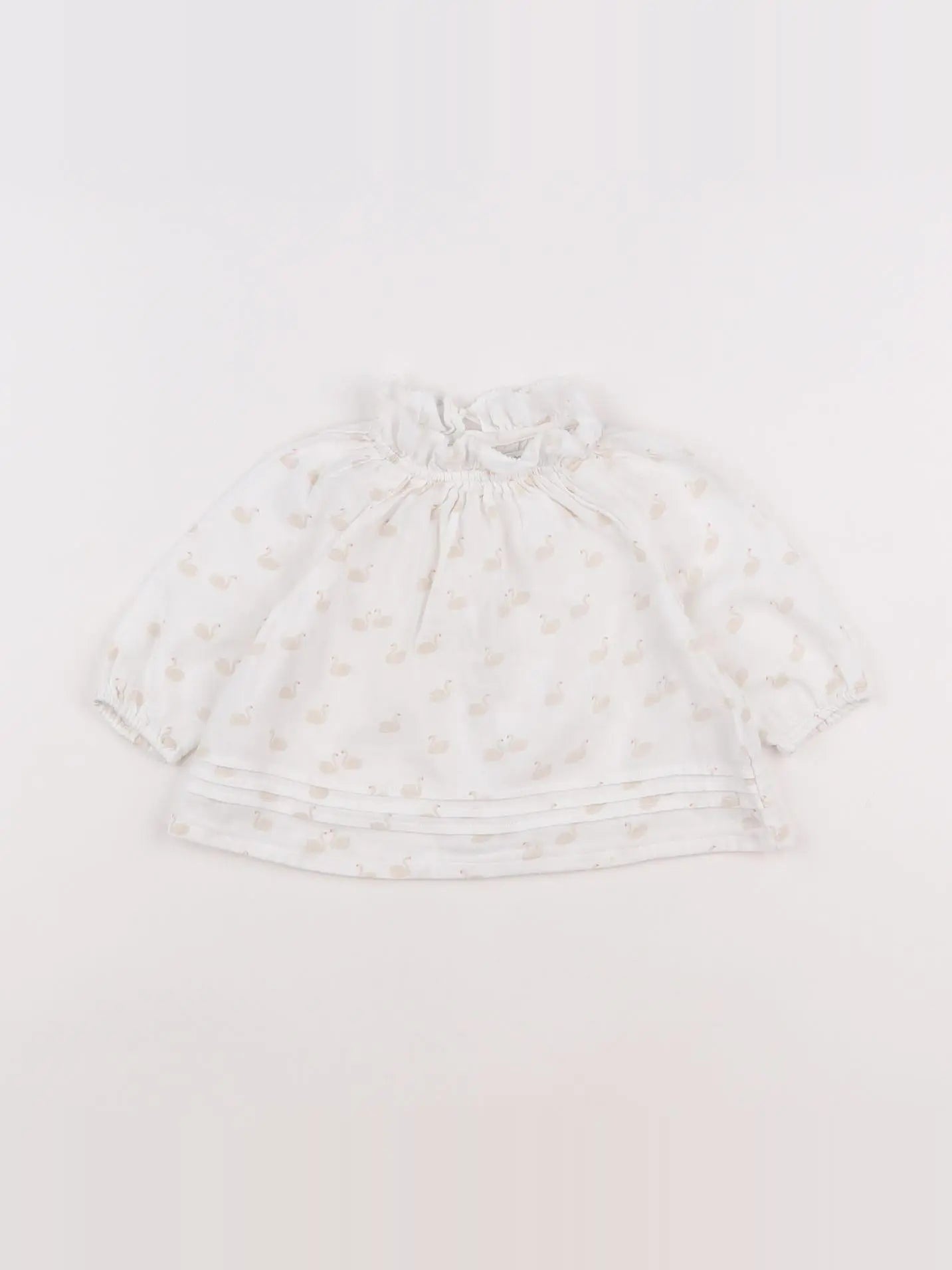 Boutchou - blouse blanc - 3 mois
