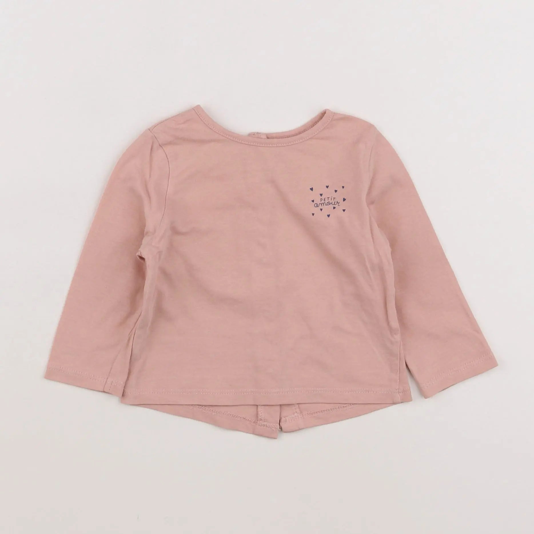 Vertbaudet - tee-shirt rose - 6 mois