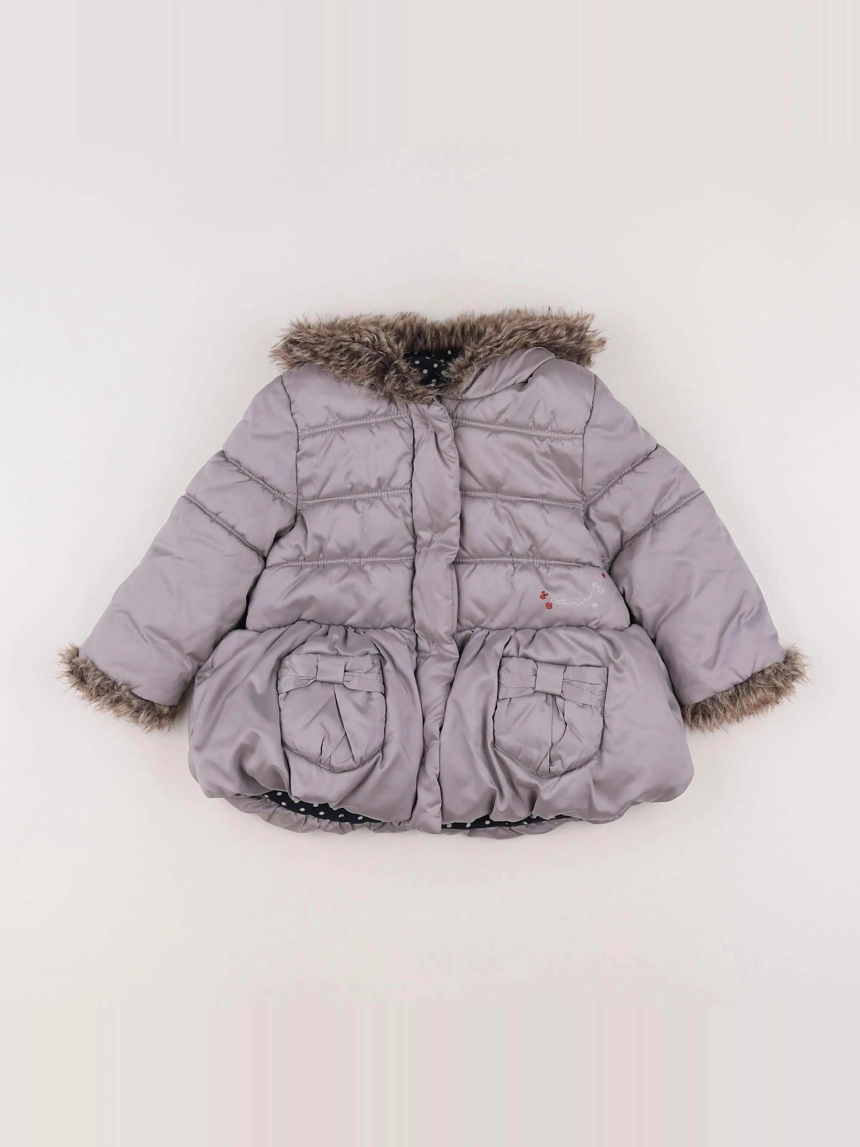 Catimini - doudoune gris - 18 mois