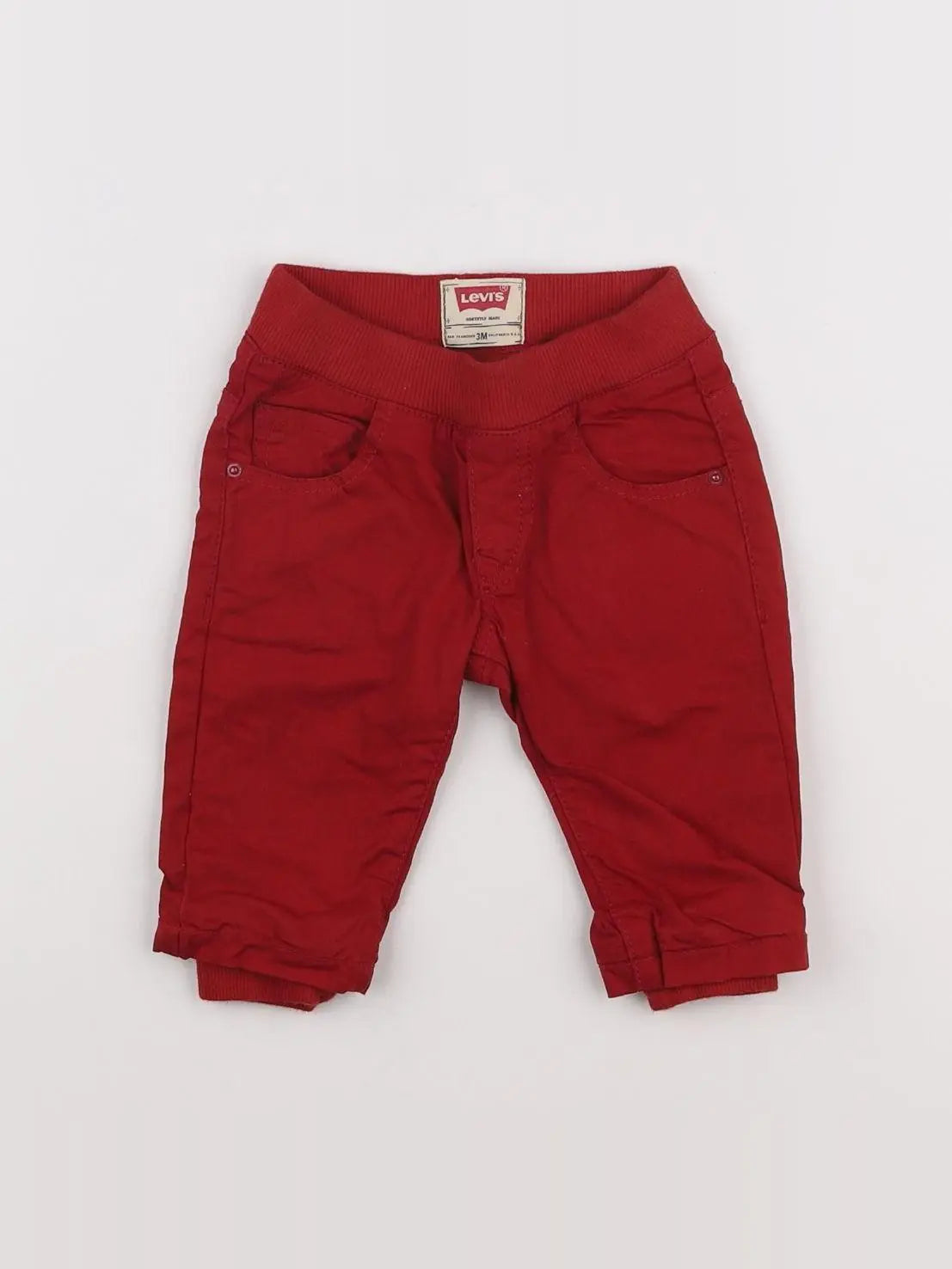 Levi's - pantalon rouge - 3 mois