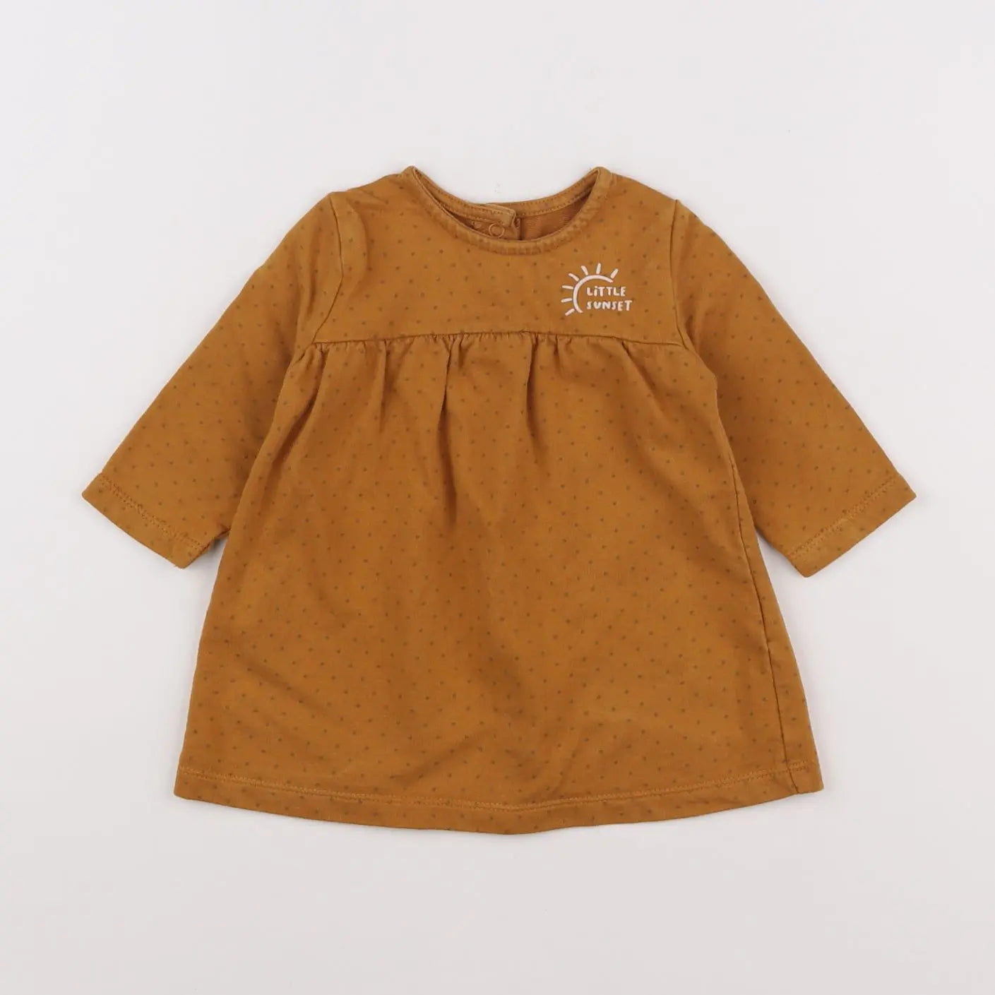 Vertbaudet - robe marron - 6 mois