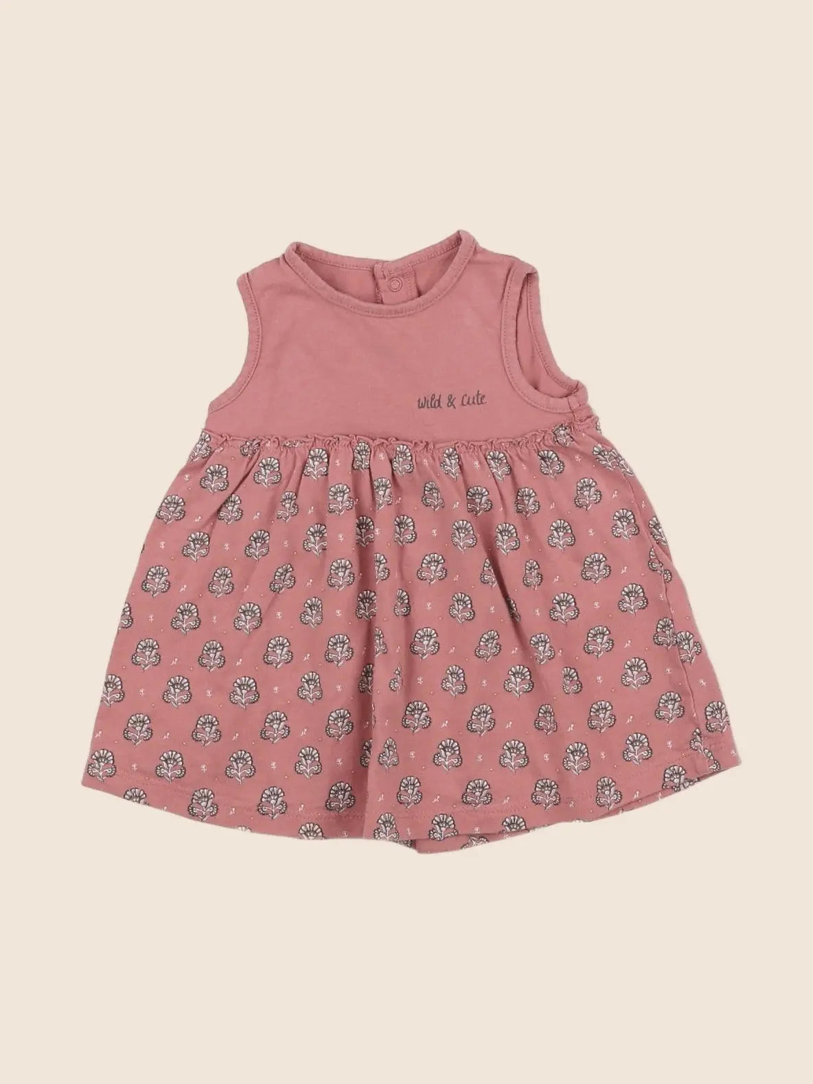 Vertbaudet - robe rose - 3 mois