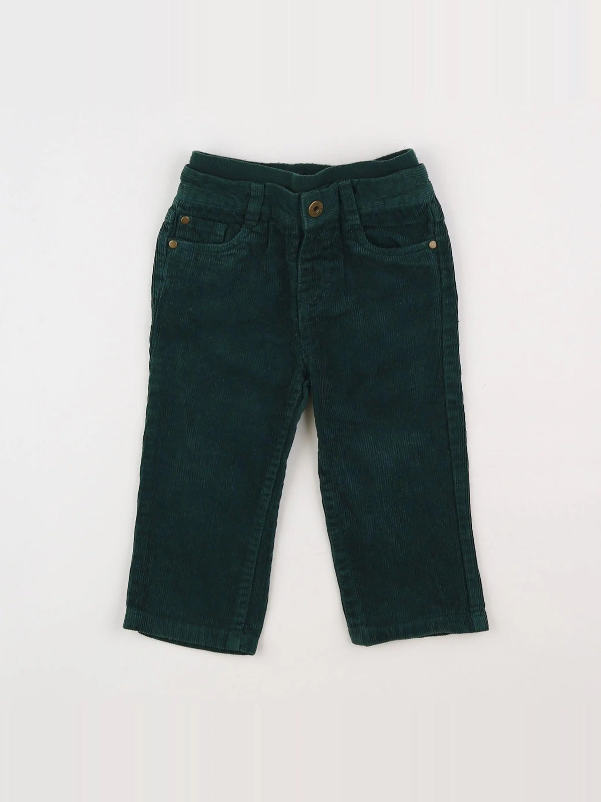 Boutchou - pantalon vert - 9 mois