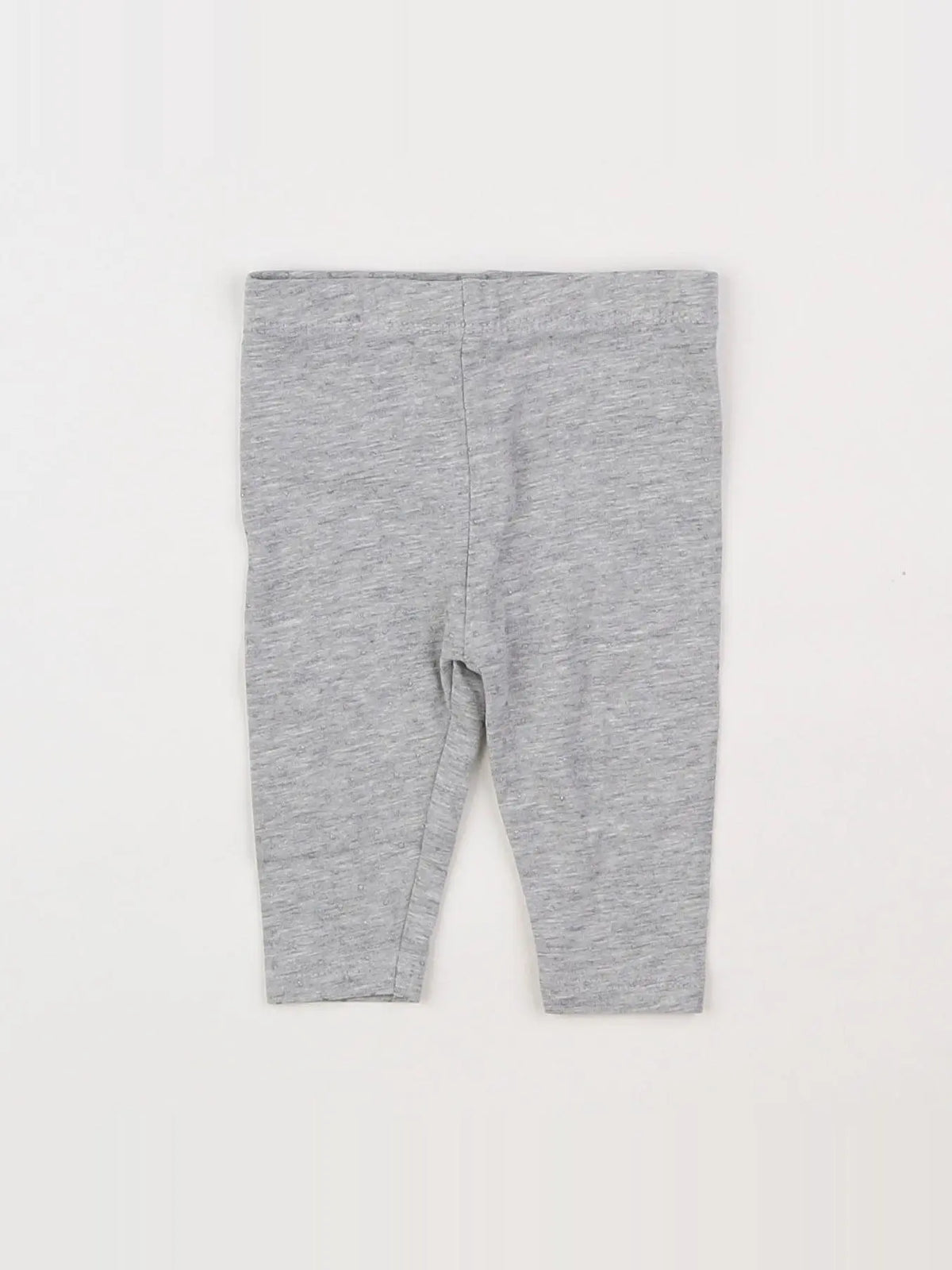 Vertbaudet - legging gris, argent - 1 mois