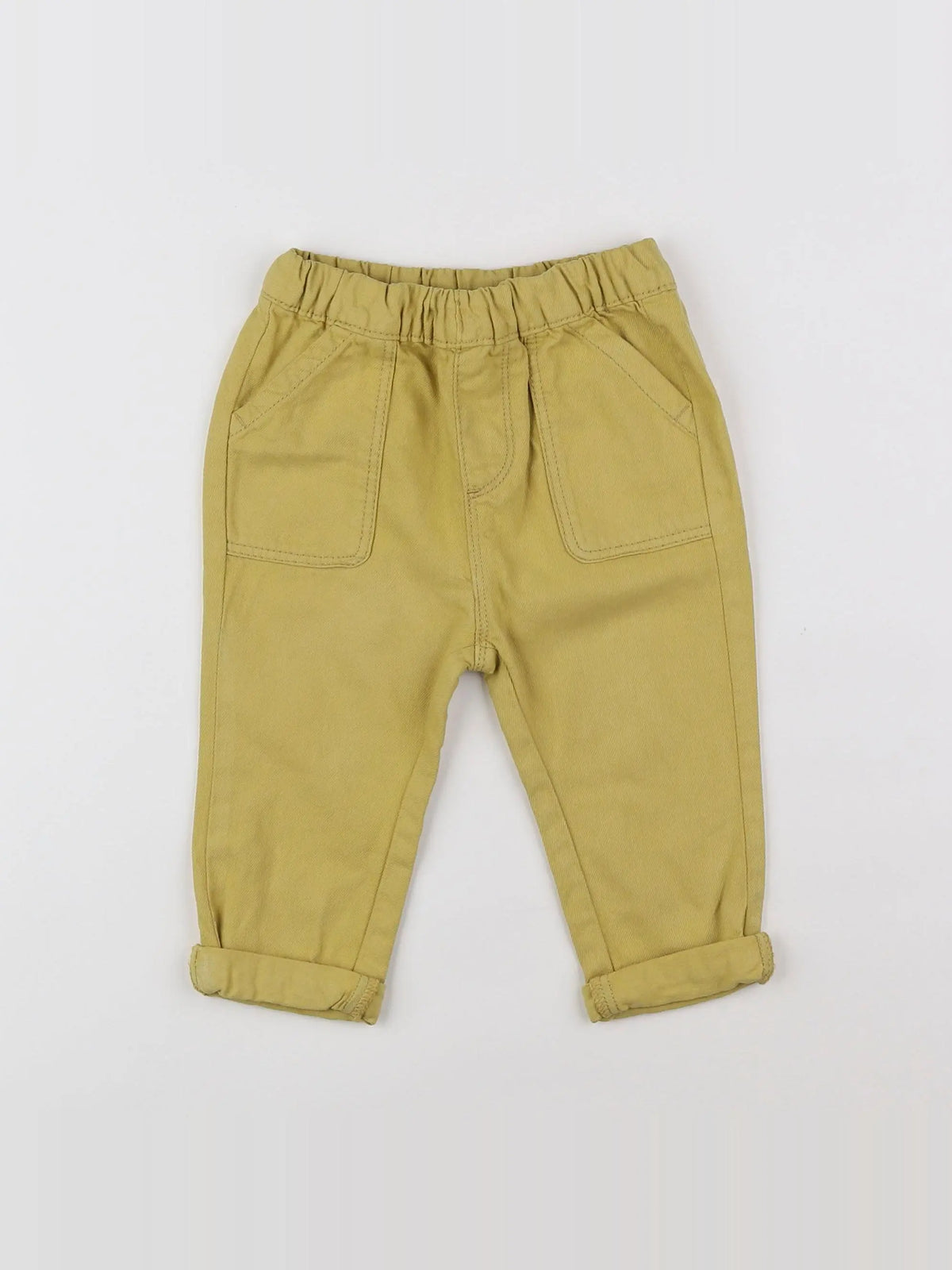 Tape à l'oeil - pantalon jaune - 12 mois