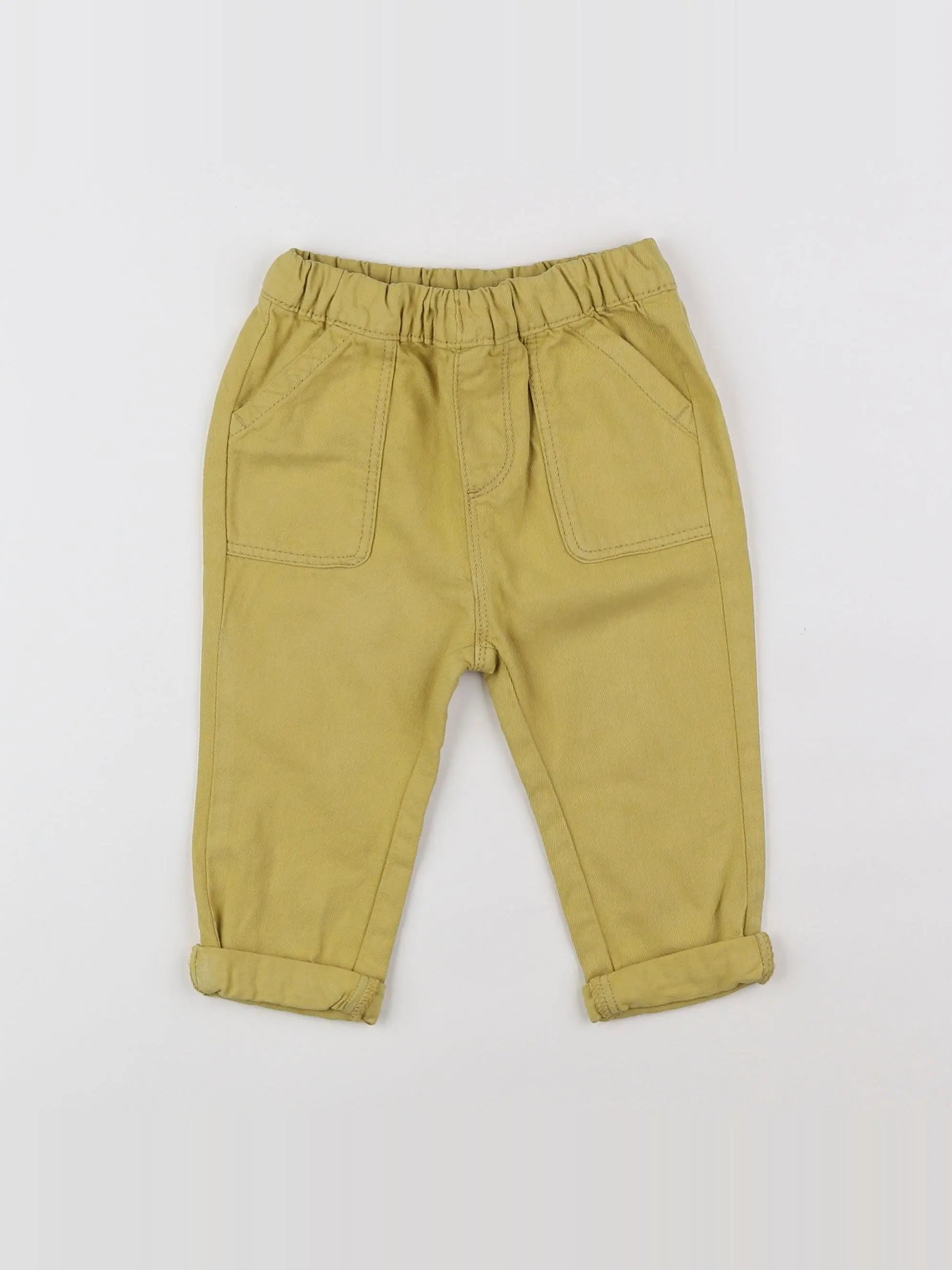 Tape à l'oeil - pantalon jaune - 12 mois