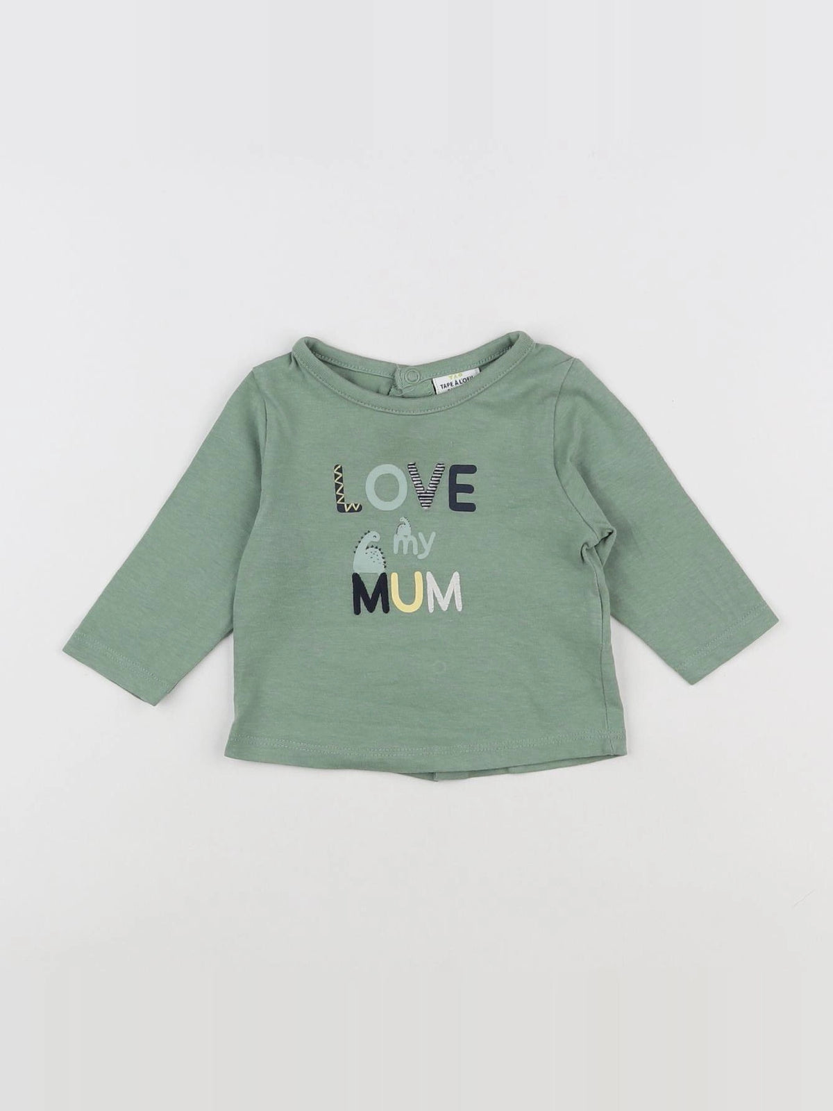 Tape à l'oeil - tee-shirt vert - 3 mois