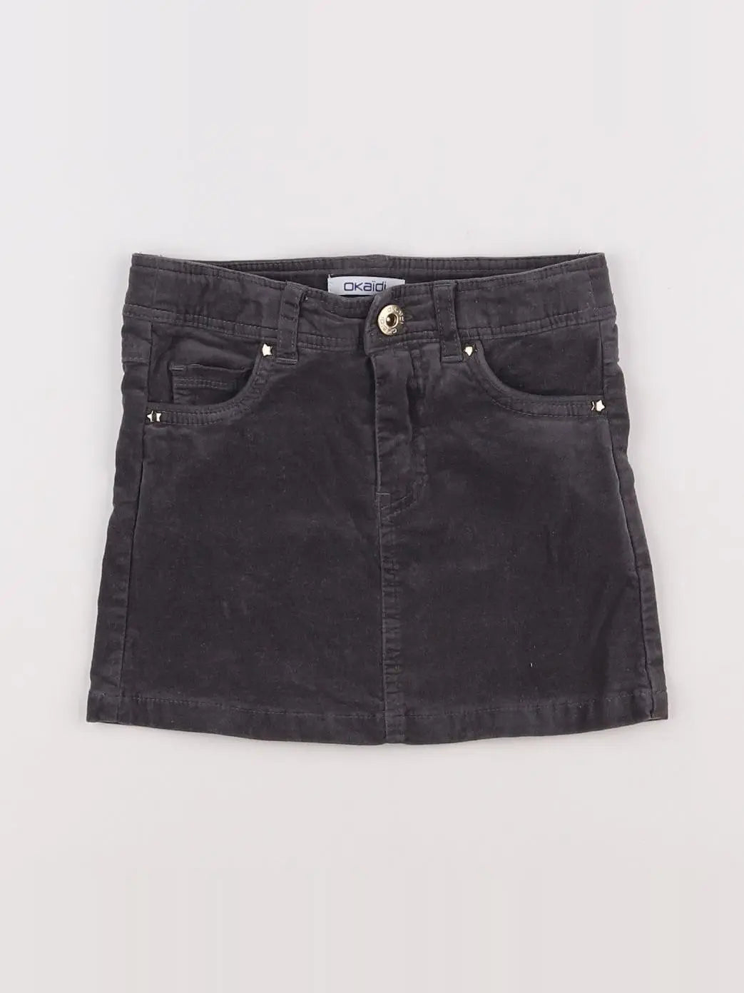 Okaidi - jupe gris - 4 ans