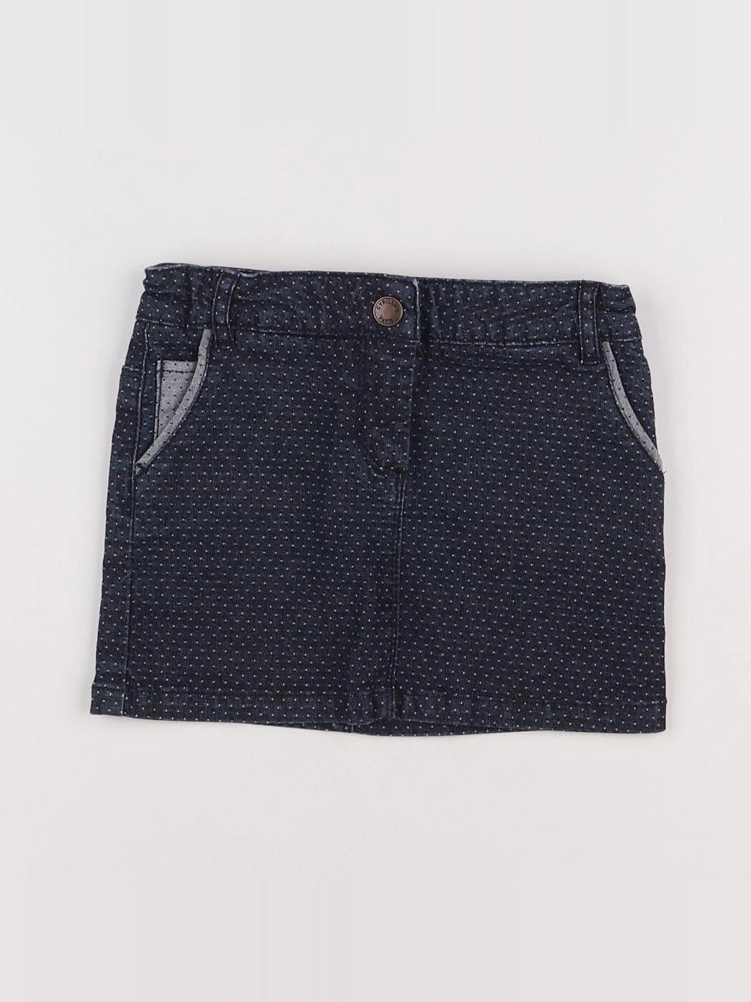 Cyrillus - jupe bleu - 4 ans