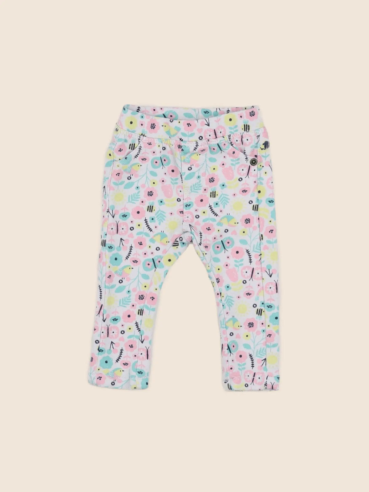 Vertbaudet - legging rose, multicolore - 3 mois