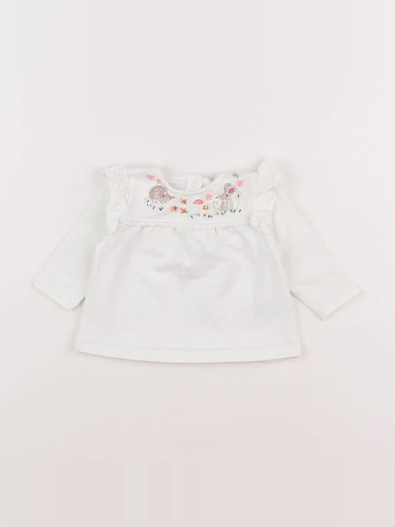 Next - tee-shirt blanc - 3 mois