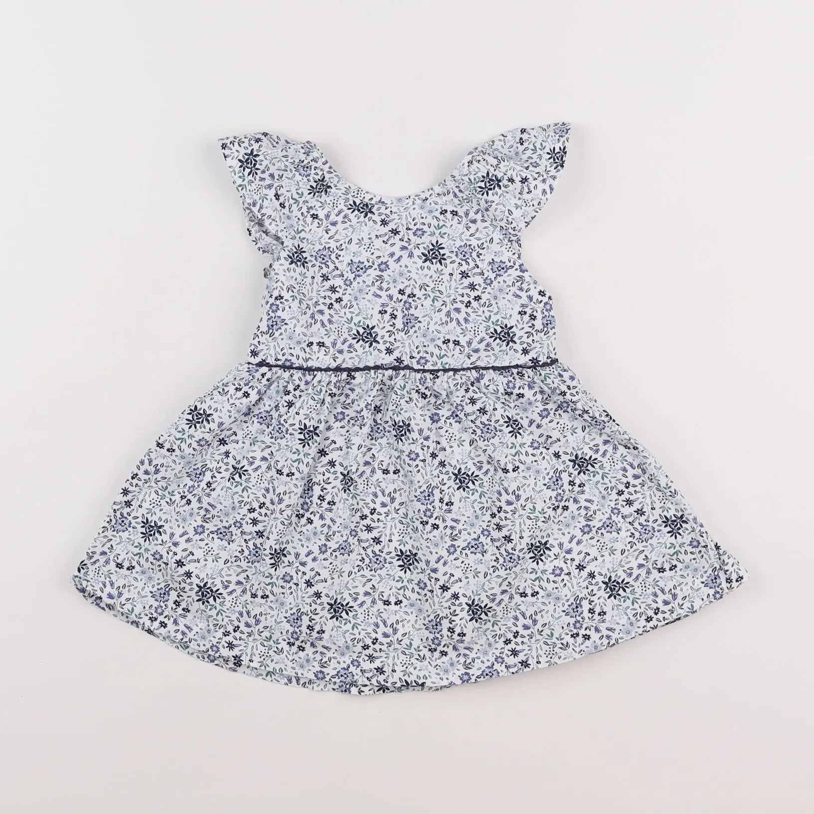 Vertbaudet - robe blanc - 12 mois