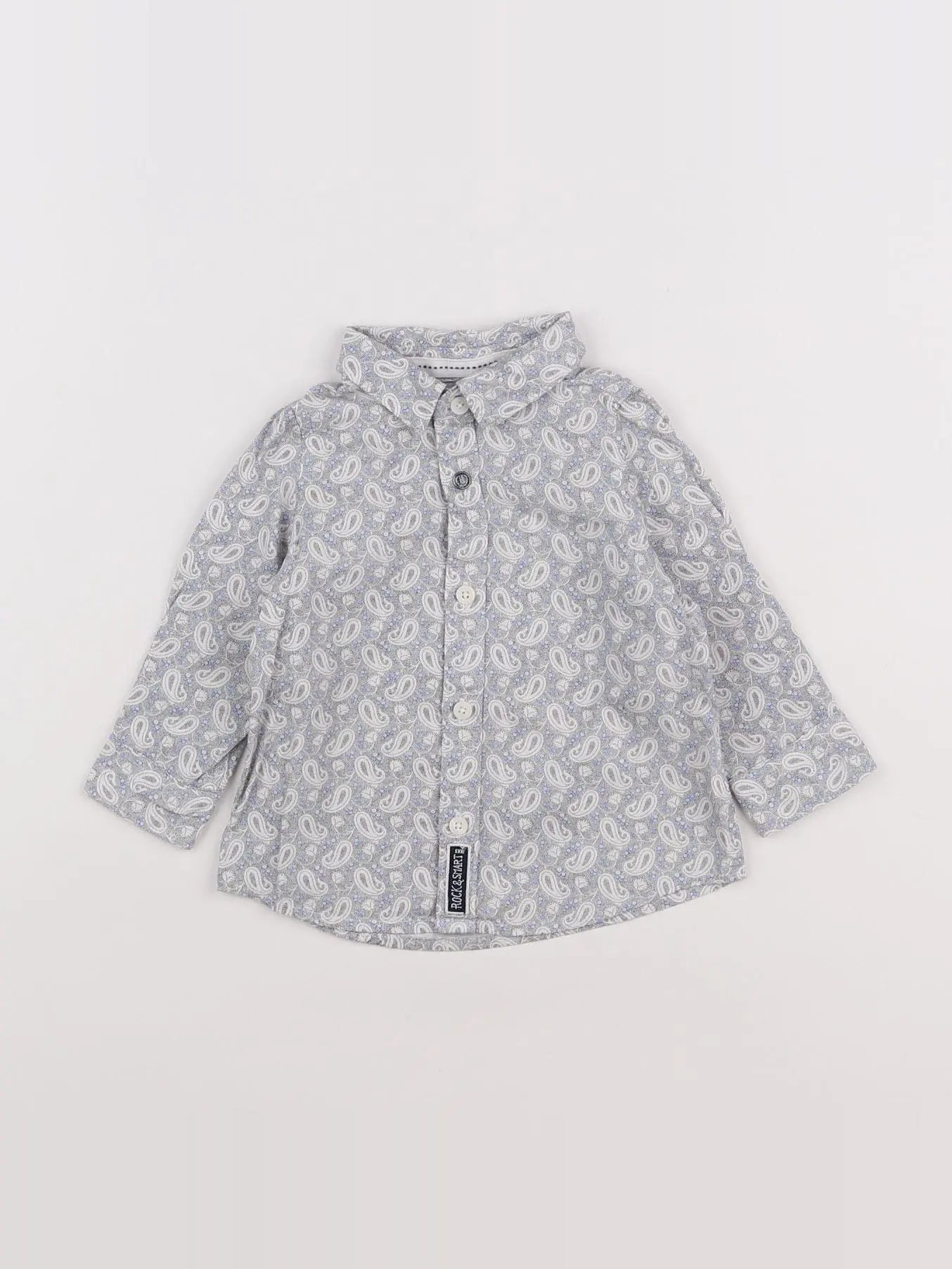 IKKS - chemise gris - 6 mois