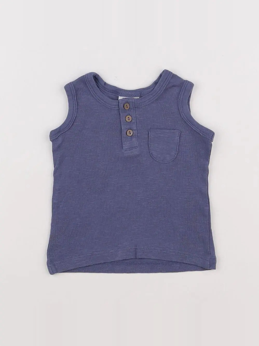 Zara - débardeur bleu - 3/6 mois