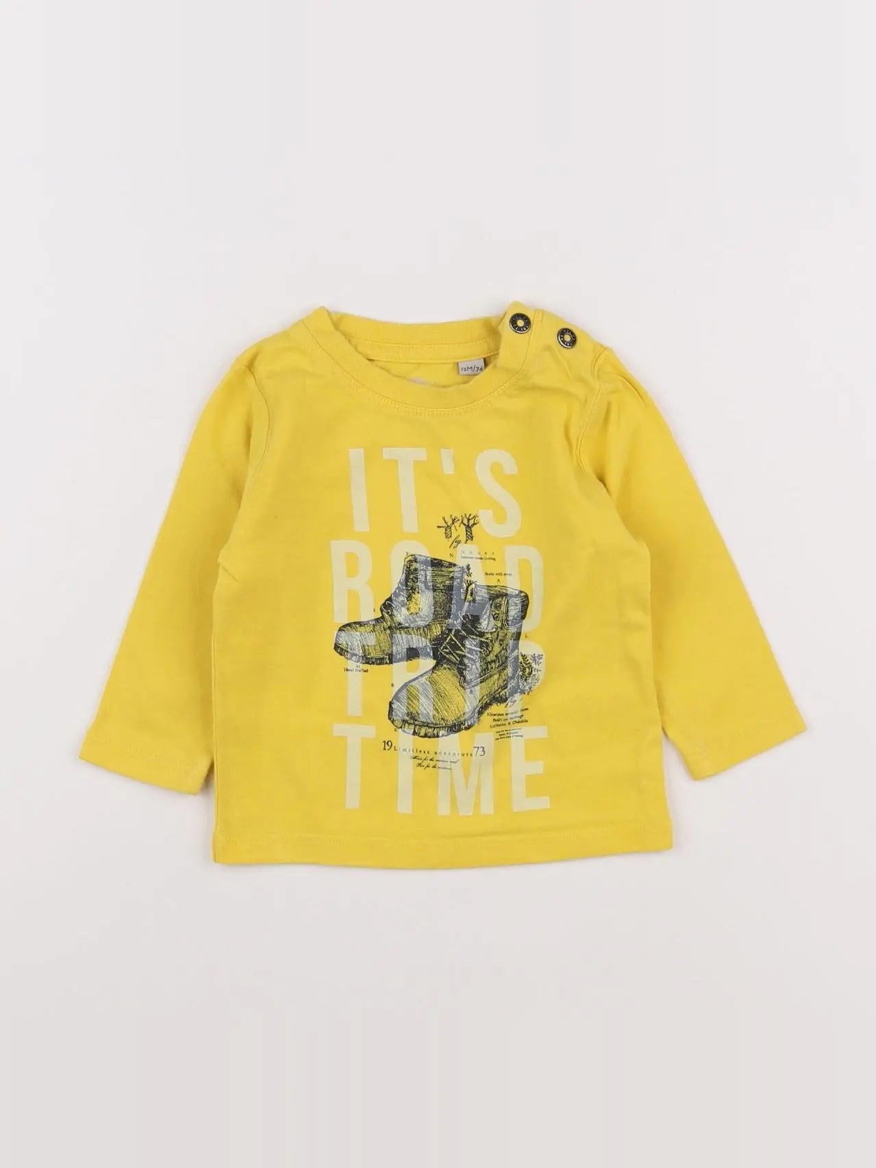 Timberland - tee-shirt jaune - 12 mois