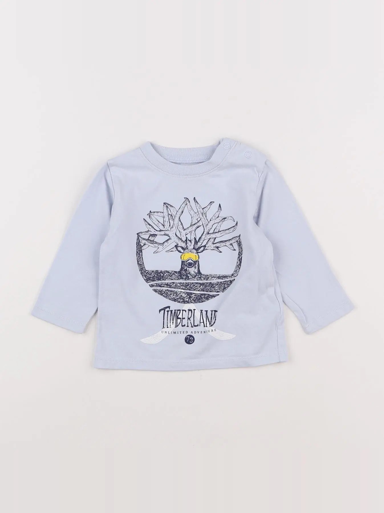 Timberland - tee-shirt bleu - 12 mois