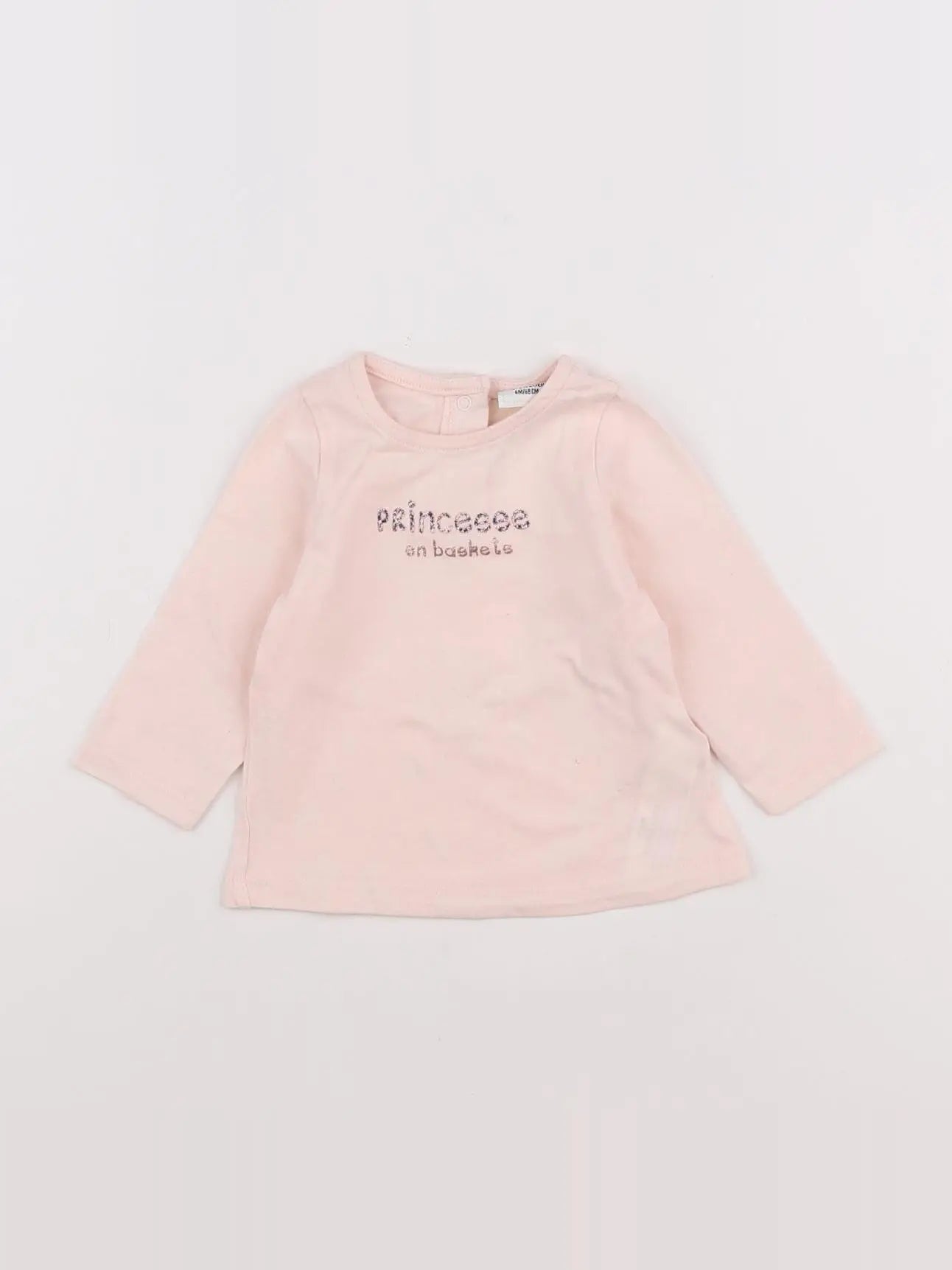 Tape à l'oeil - tee-shirt rose - 6 mois