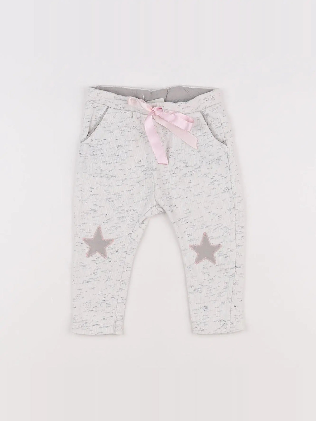 Zara - pantalon gris - 6/9 mois