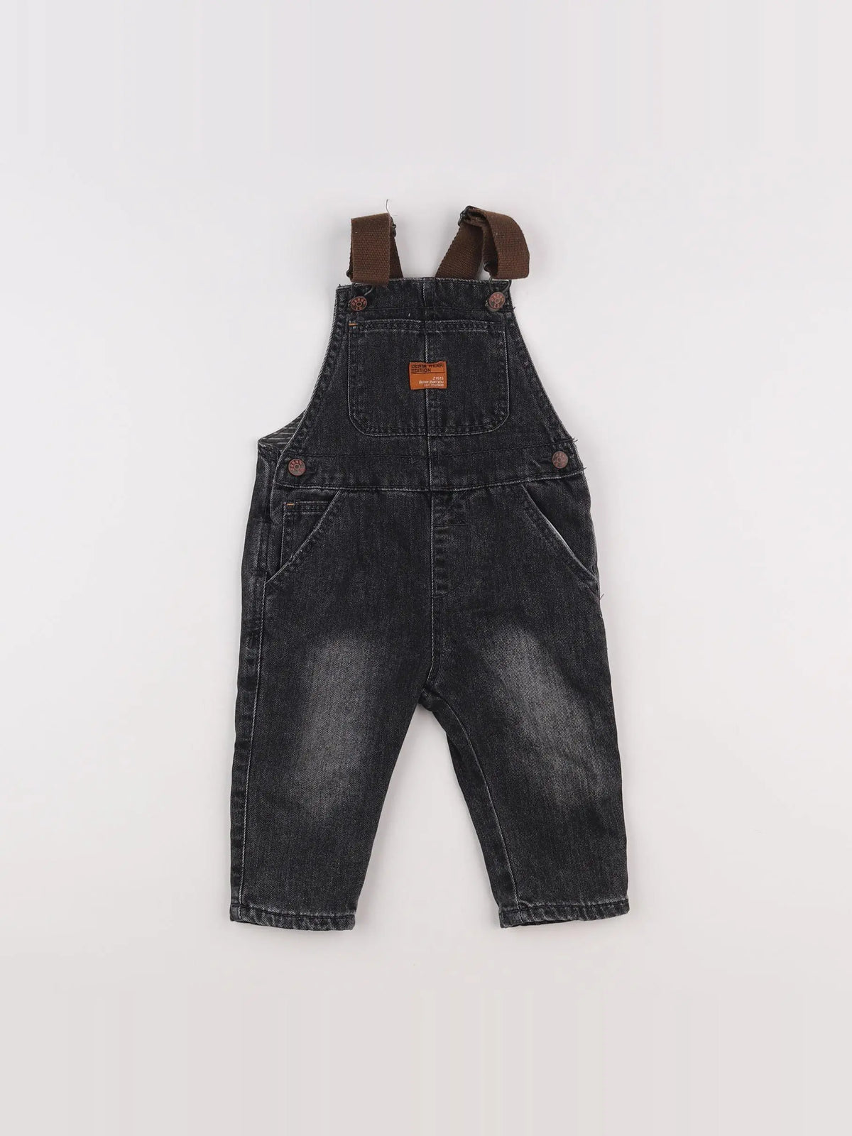 Zara - salopette noir - 9/12 mois