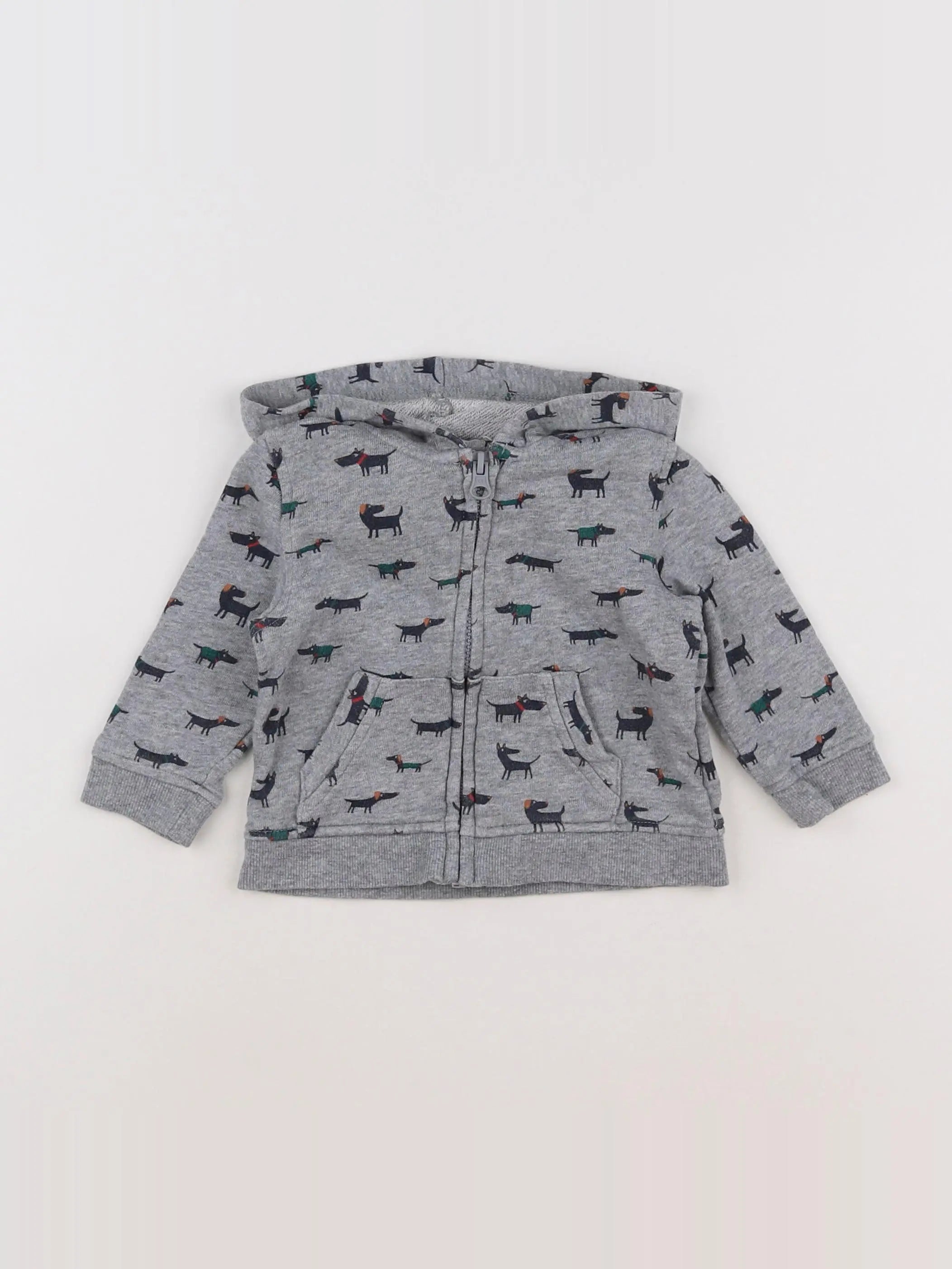 Boutchou - sweat gris - 9 mois