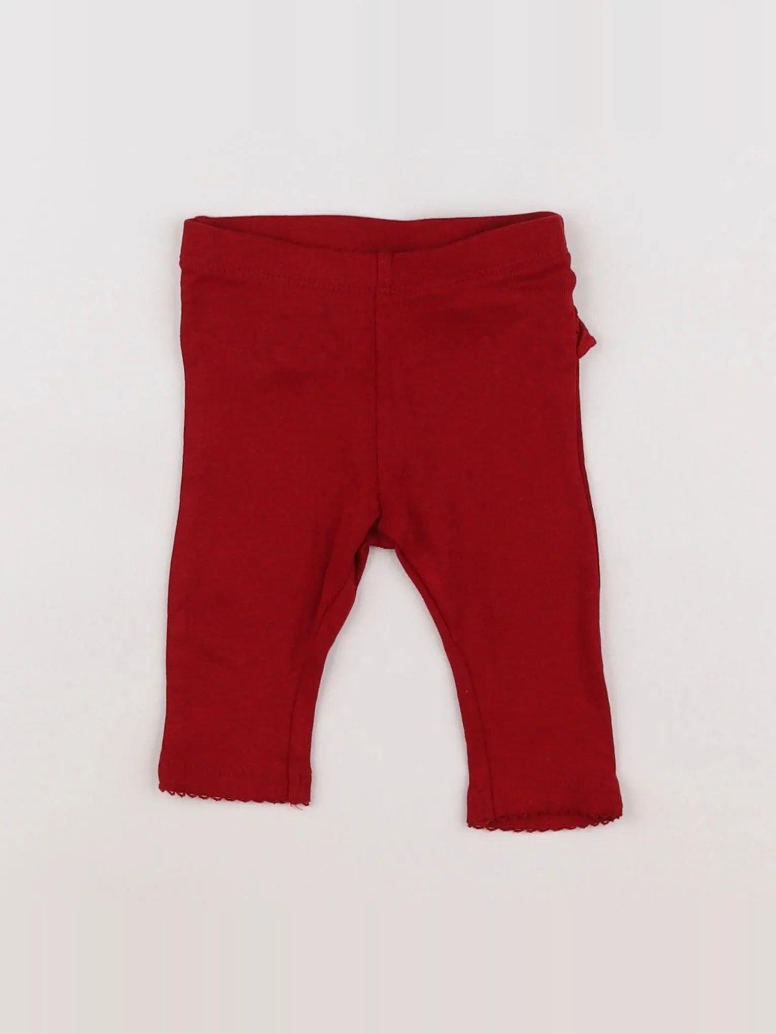 H&M - legging rouge - 3 mois