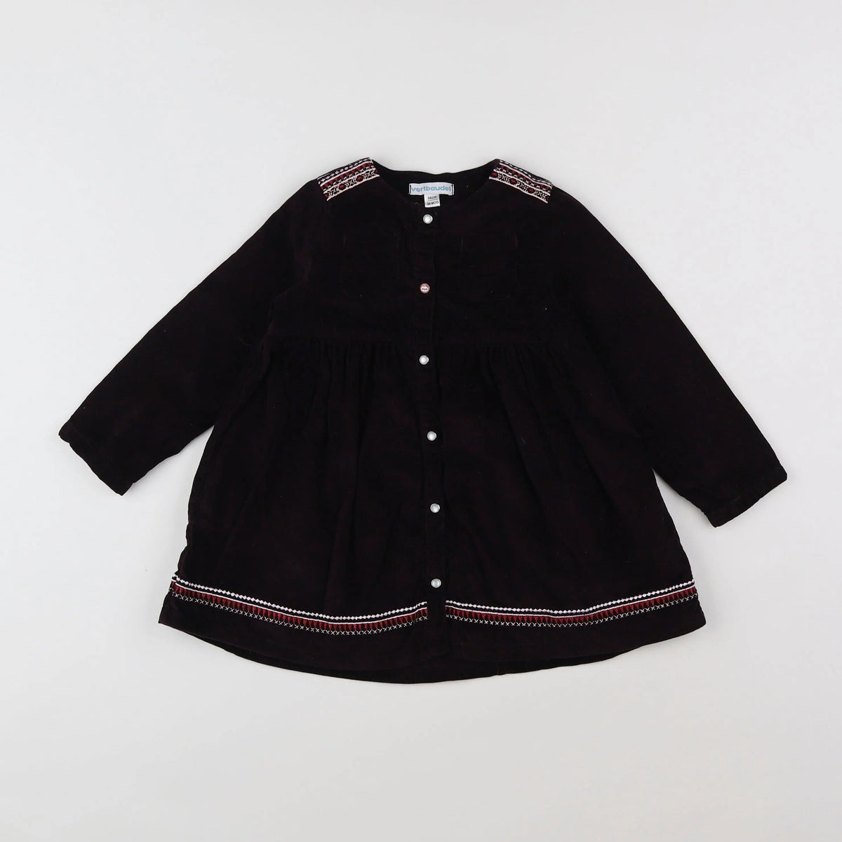 Vertbaudet - robe violet - 2 ans