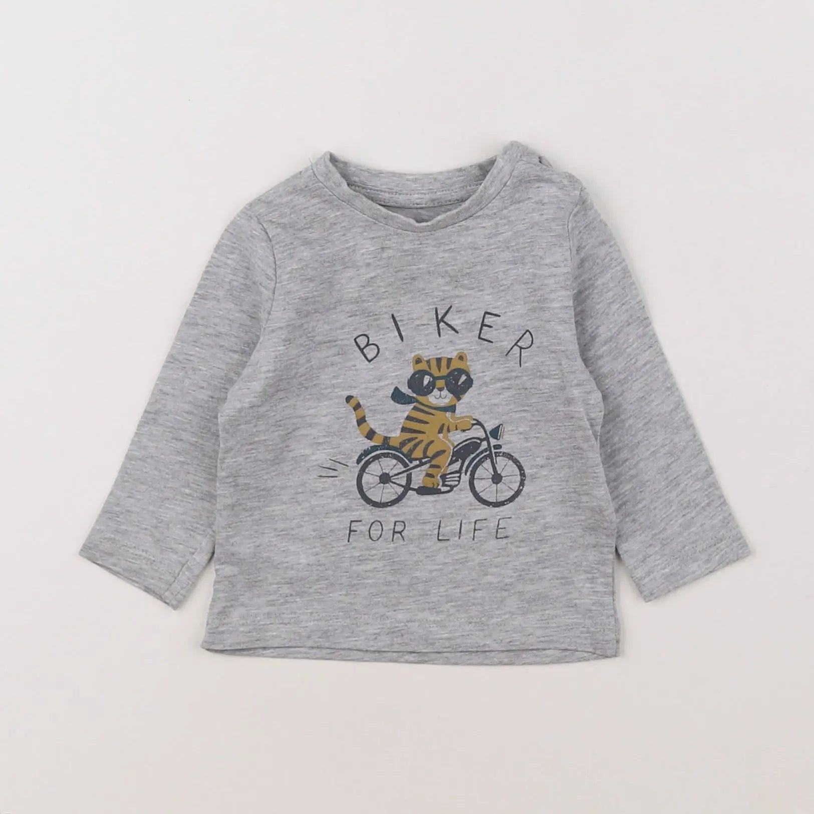 Vertbaudet - tee-shirt gris - 3 mois