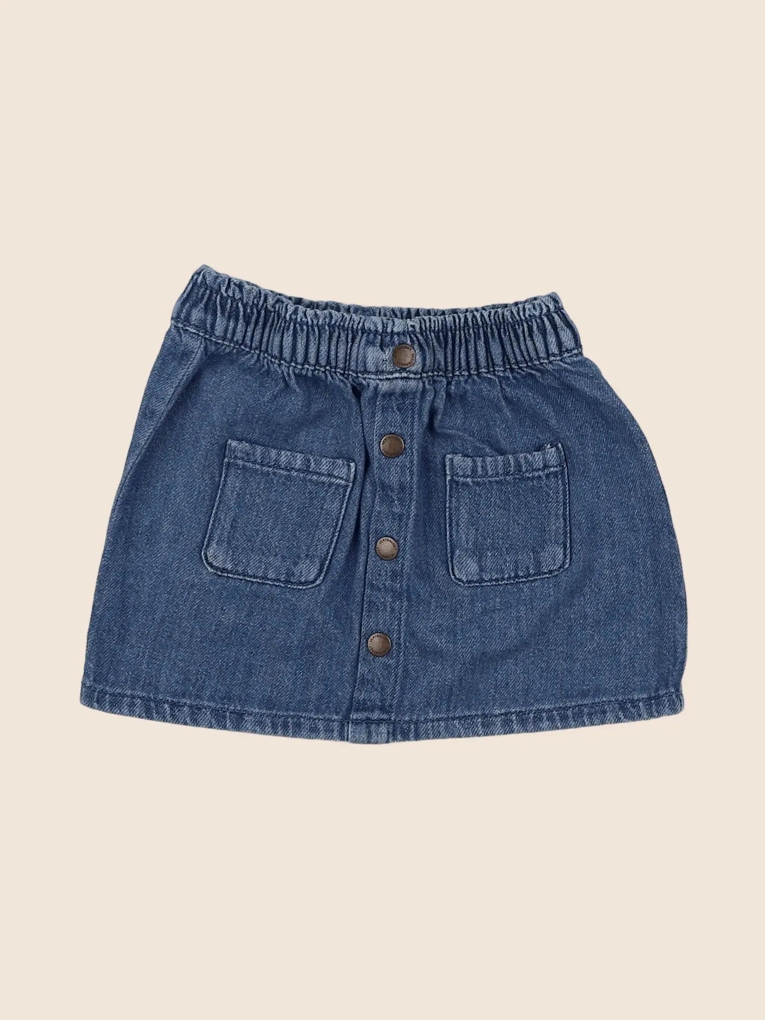 Vertbaudet - jupe bleu - 12 mois