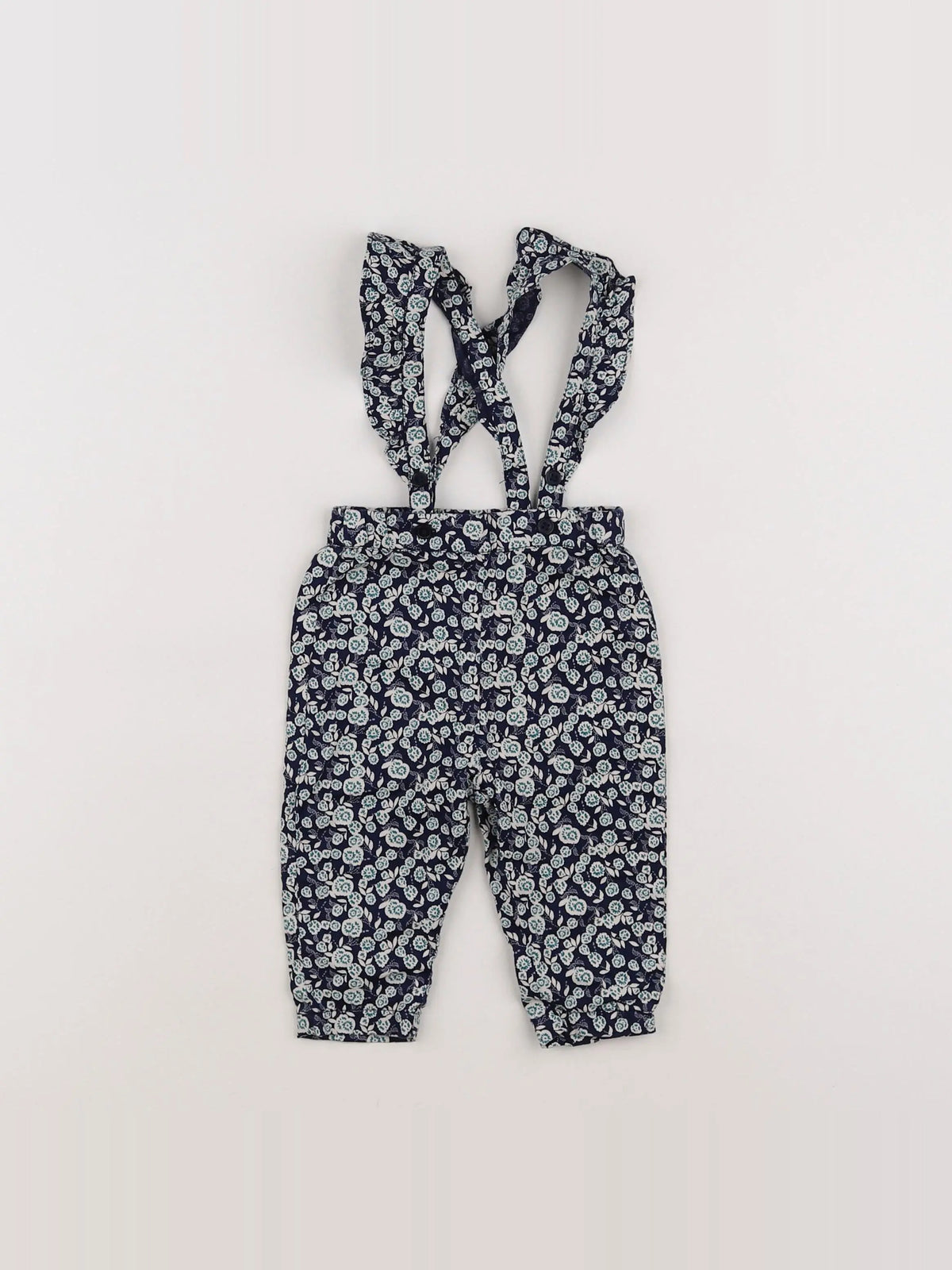 Boutchou - pantalon bleu - 3 mois